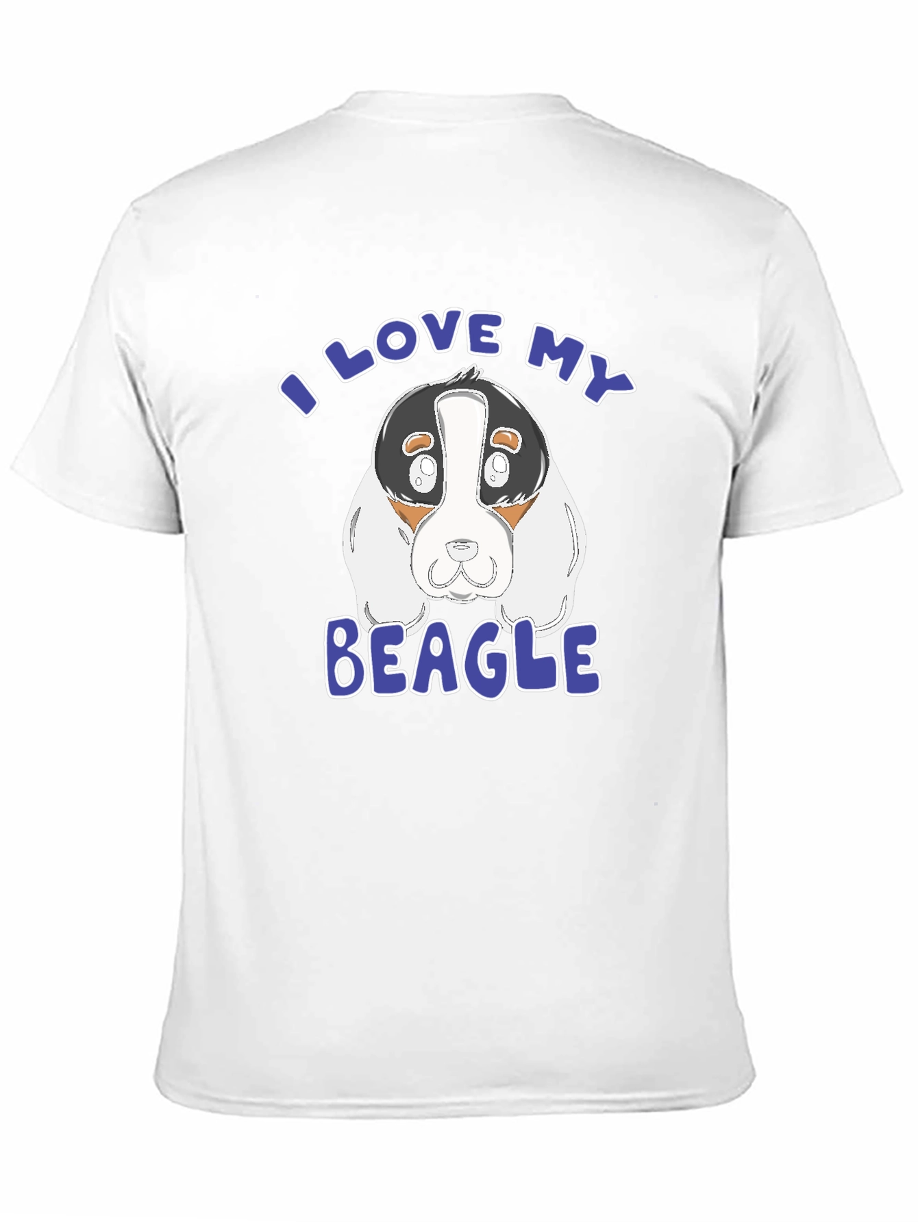 I Love My Beagle T-Shirt - Black Graphic Tee
