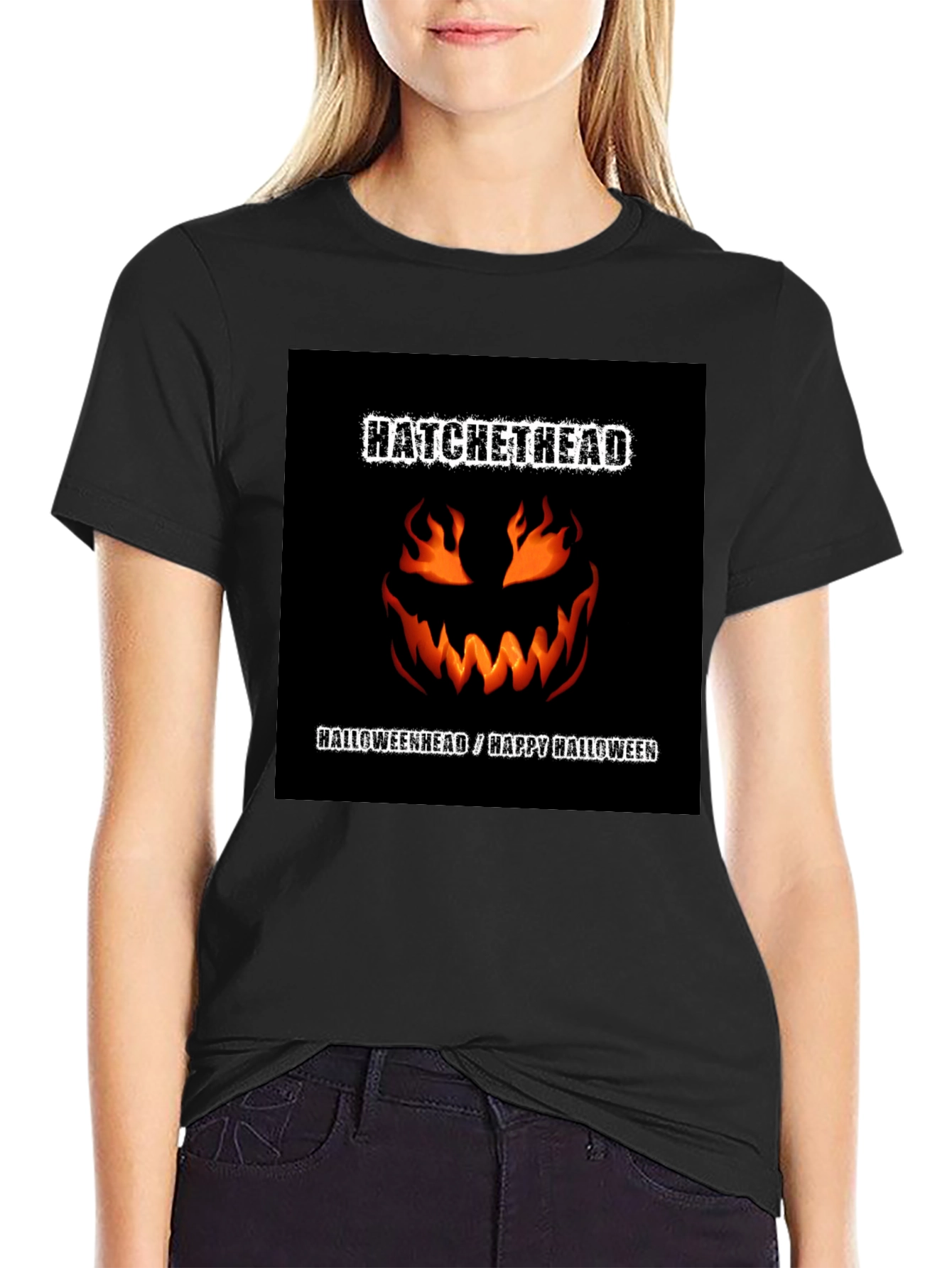 Hatchet Head Halloween T-Shirt