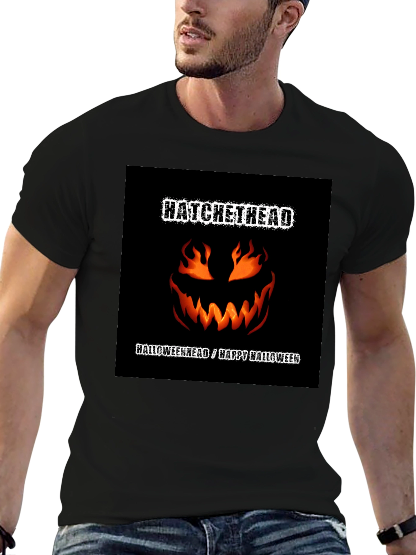 Hatchet Head Halloween T-Shirt