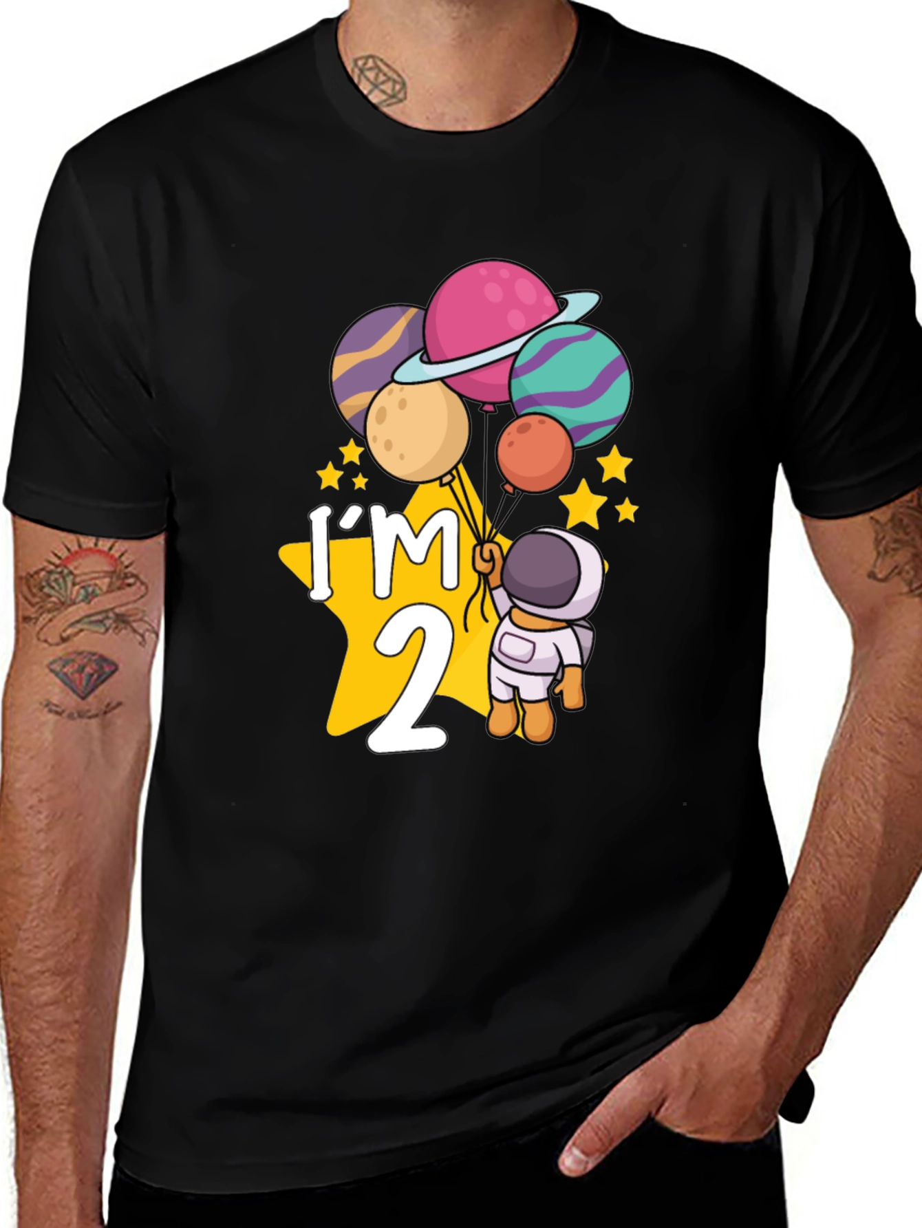 Im 2 Astronaut Birthday T-Shirt