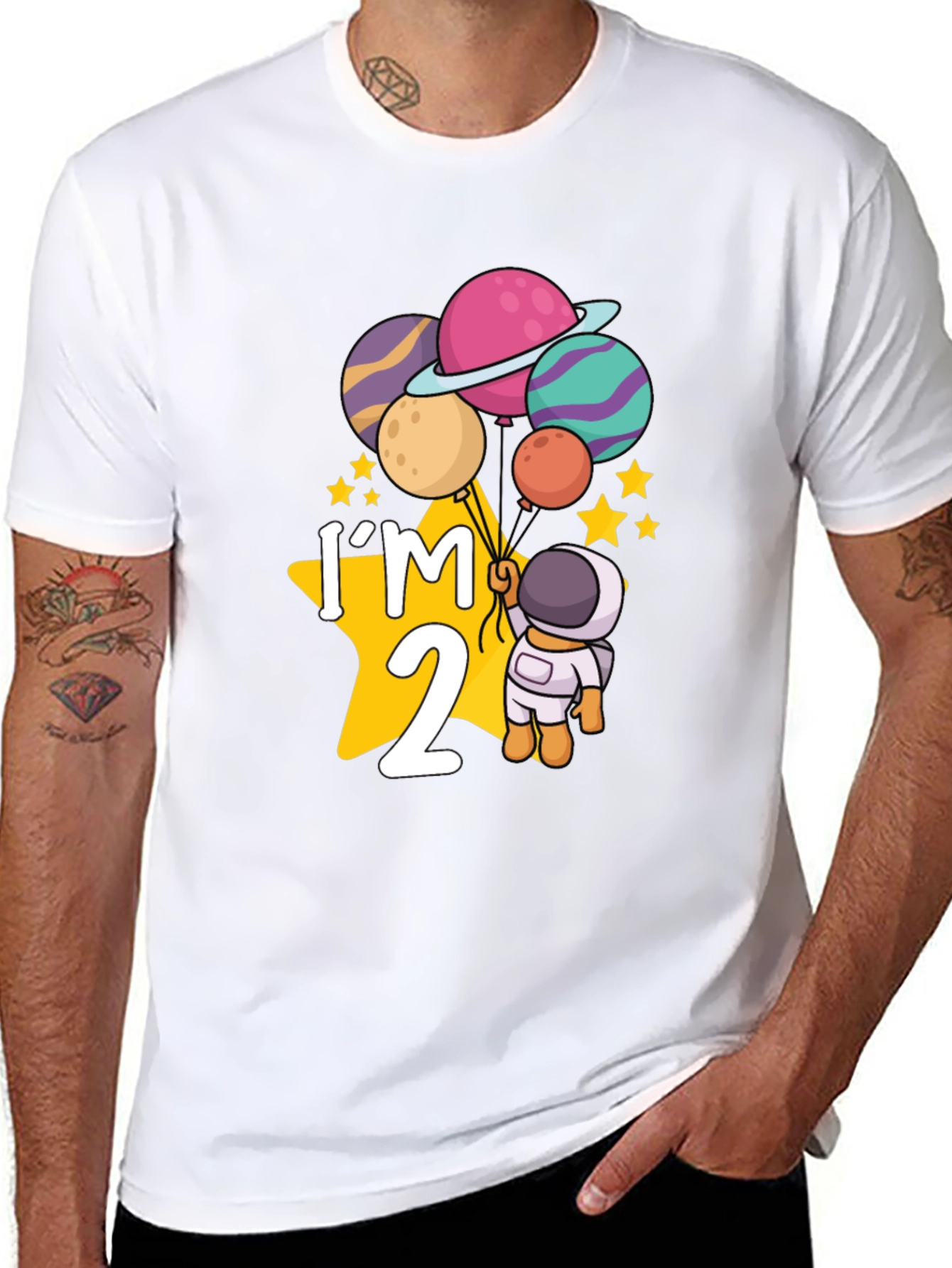 Im 2 Astronaut Birthday T-Shirt