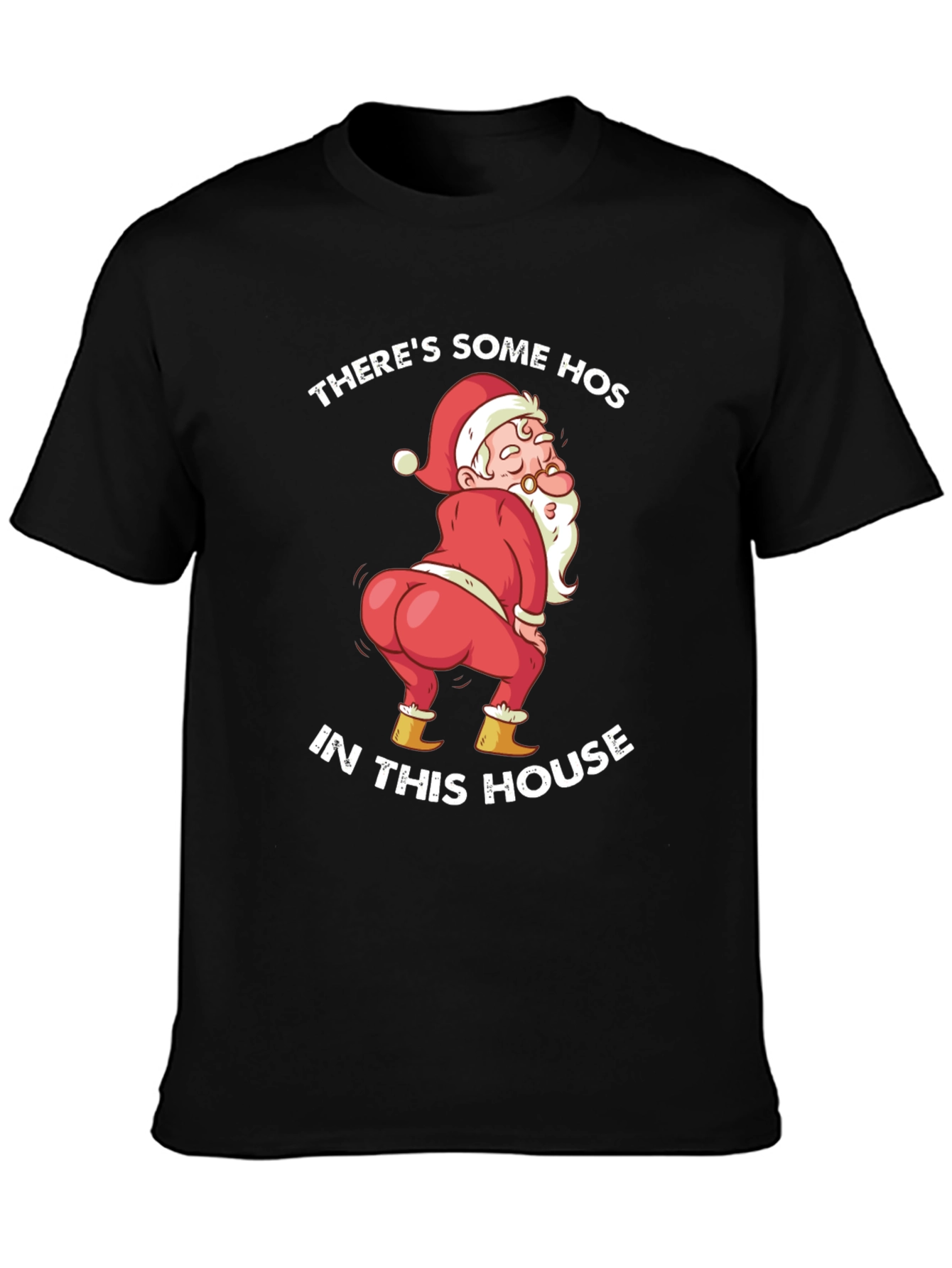 Funny Santa Twerking Christmas T-Shirt