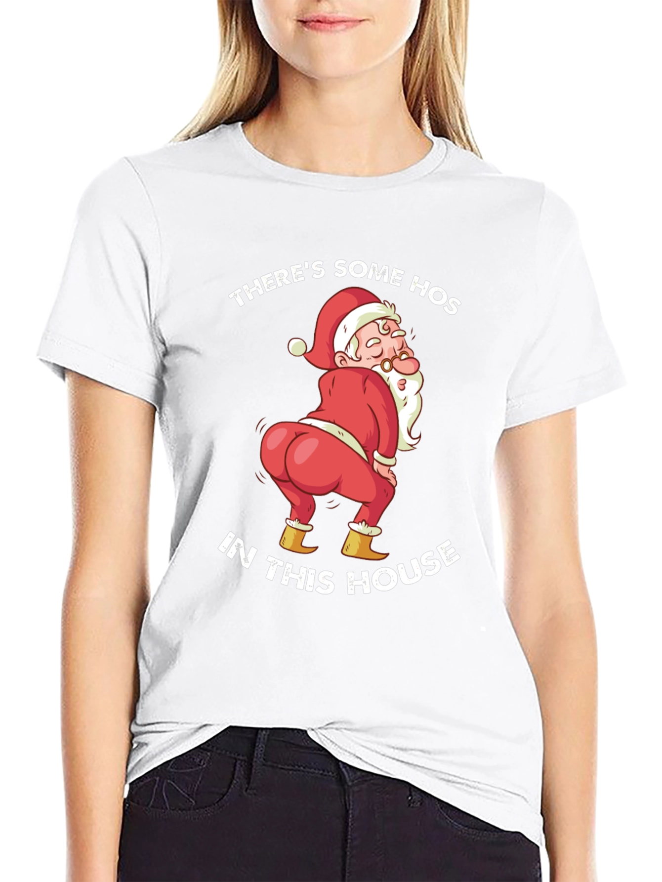 Funny Santa Twerking Christmas T-Shirt