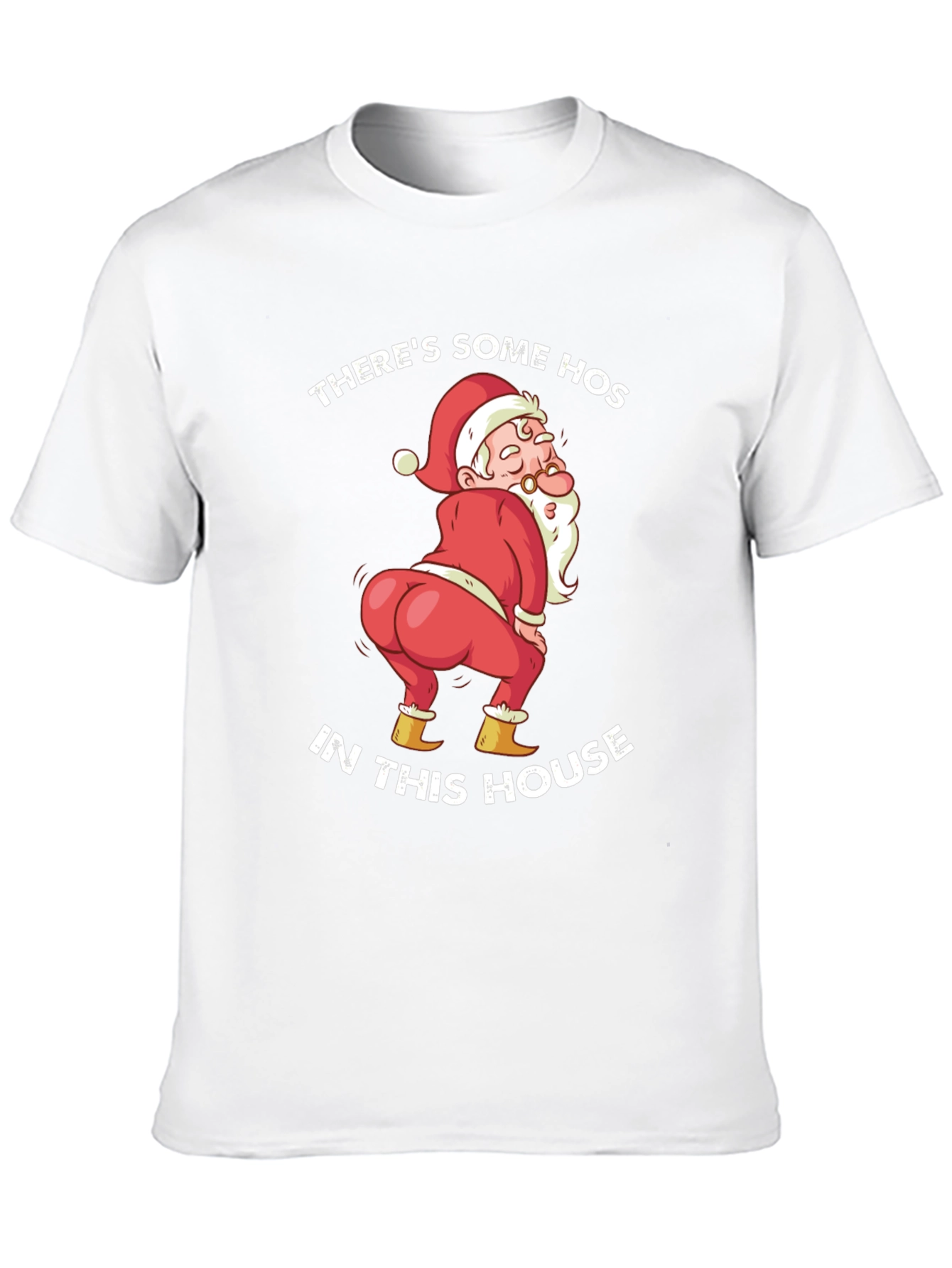 Funny Santa Twerking Christmas T-Shirt