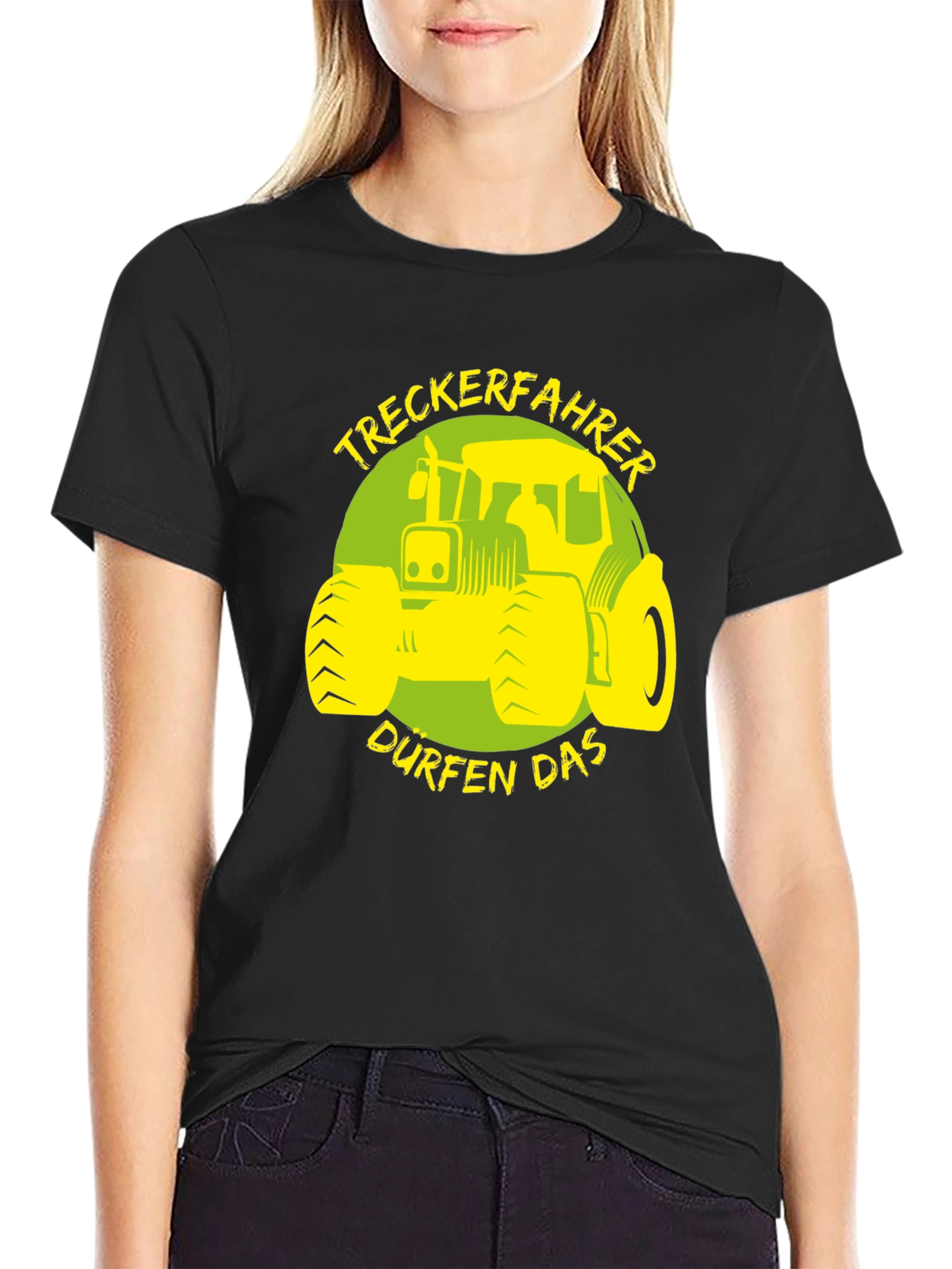 Treckerfahrer Durfen Das T-Shirt: Tractor Driver Tee