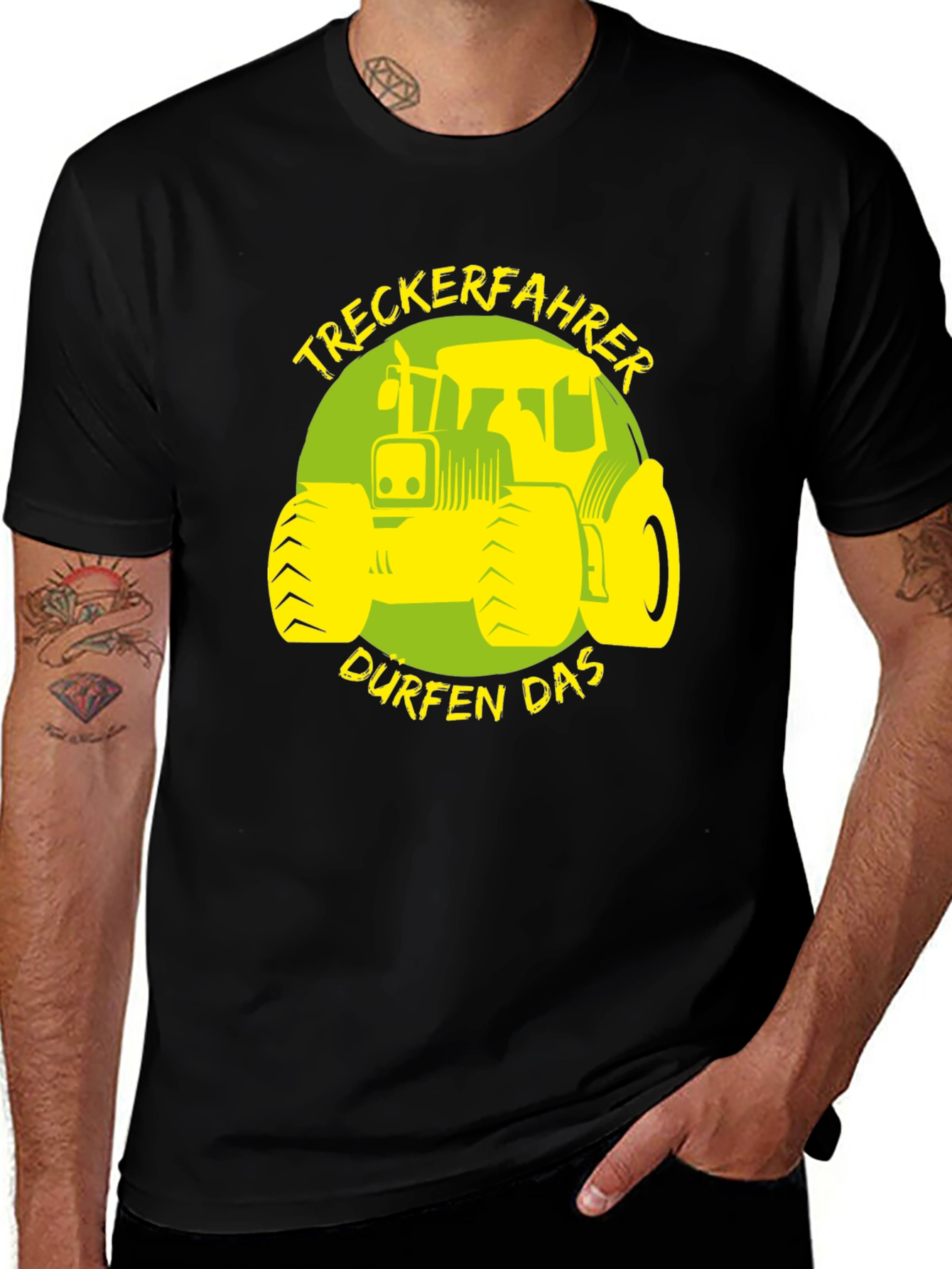 Treckerfahrer Durfen Das T-Shirt: Tractor Driver Tee