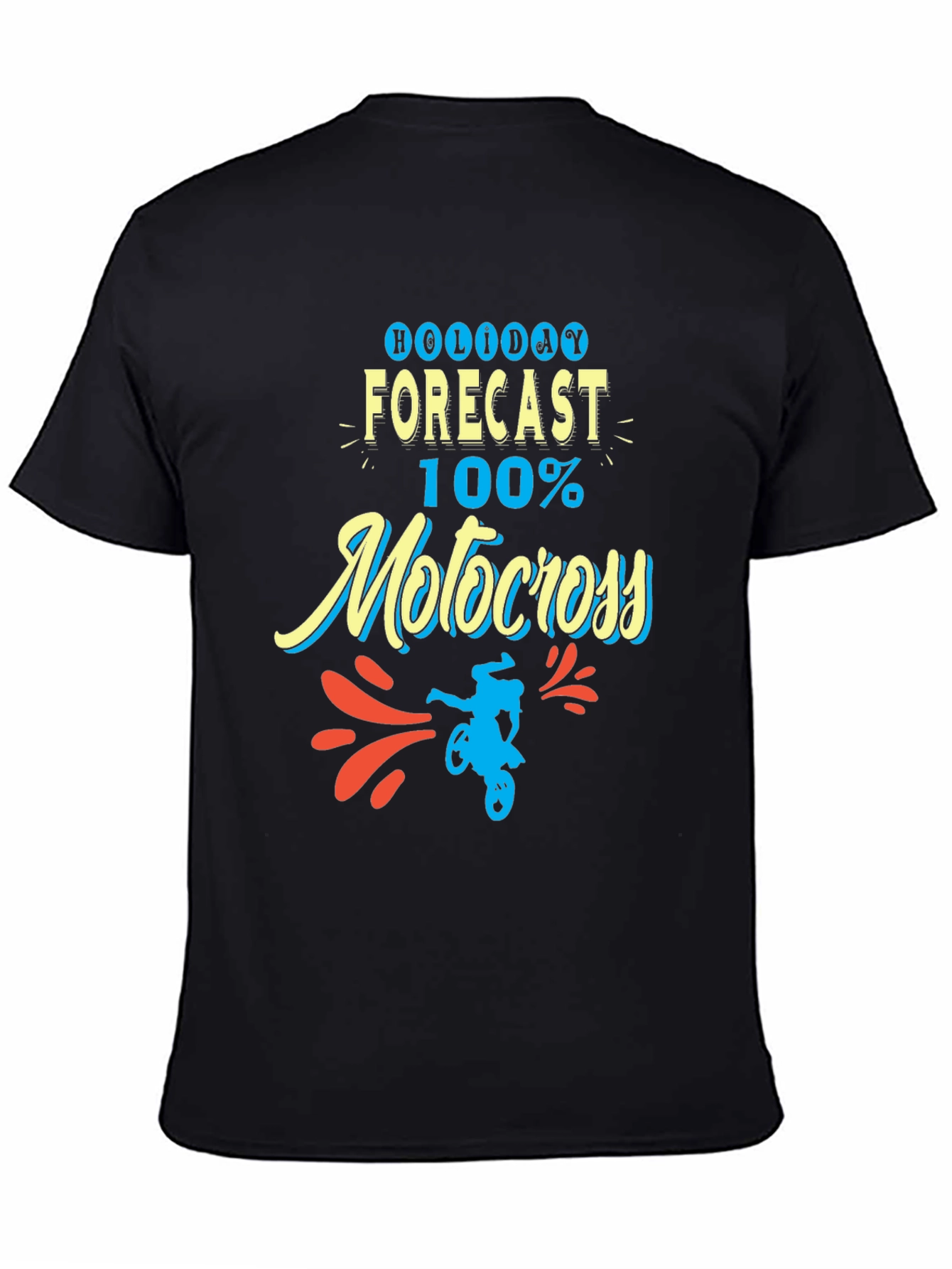 Holiday Forecast Motocross T-Shirt