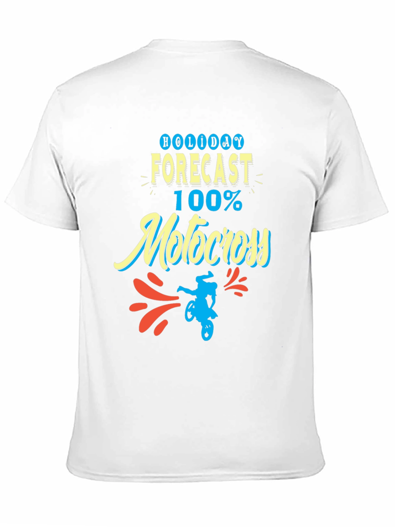 Holiday Forecast Motocross T-Shirt