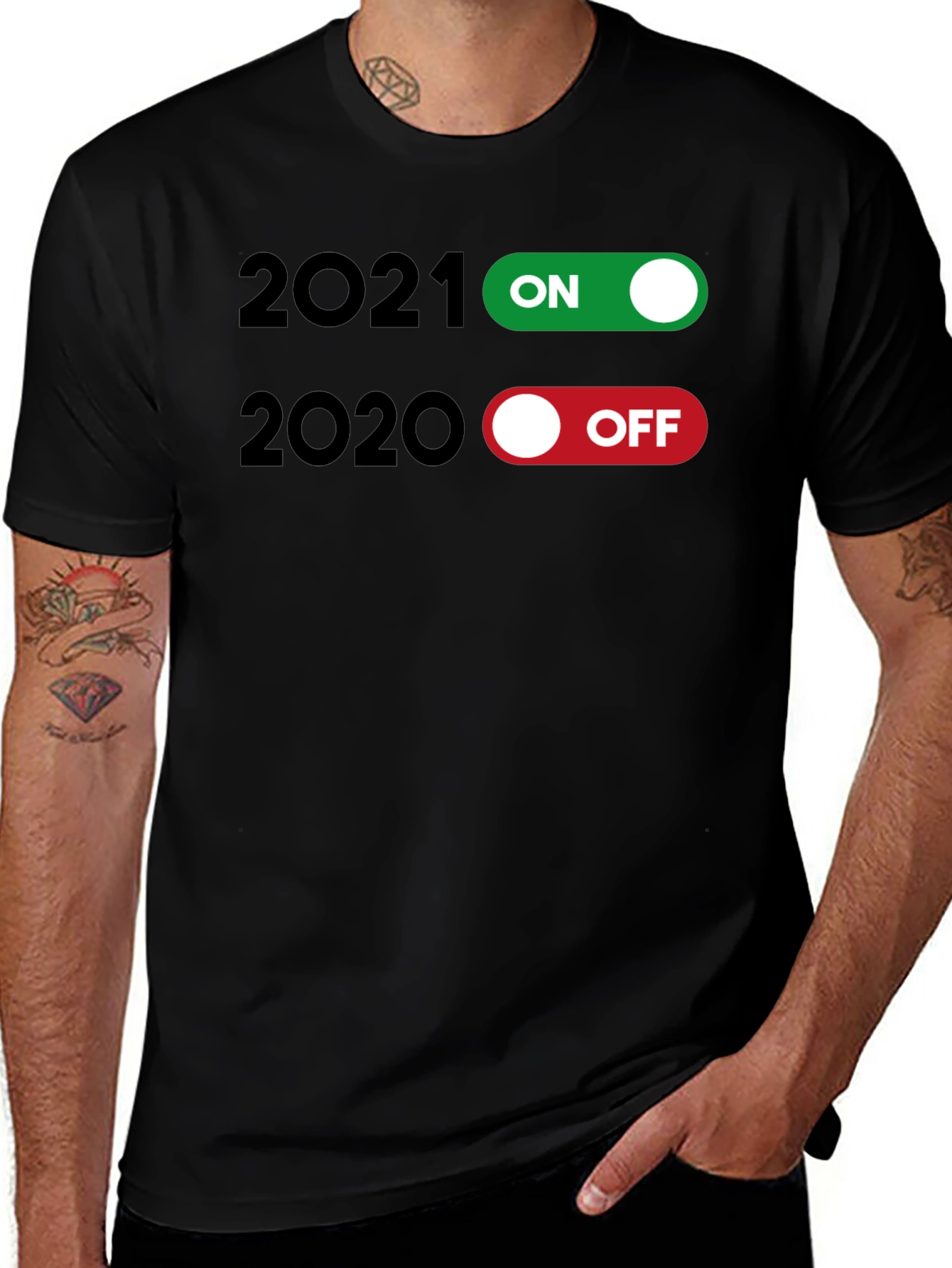 2021 ON 2020 OFF Graphic Tee