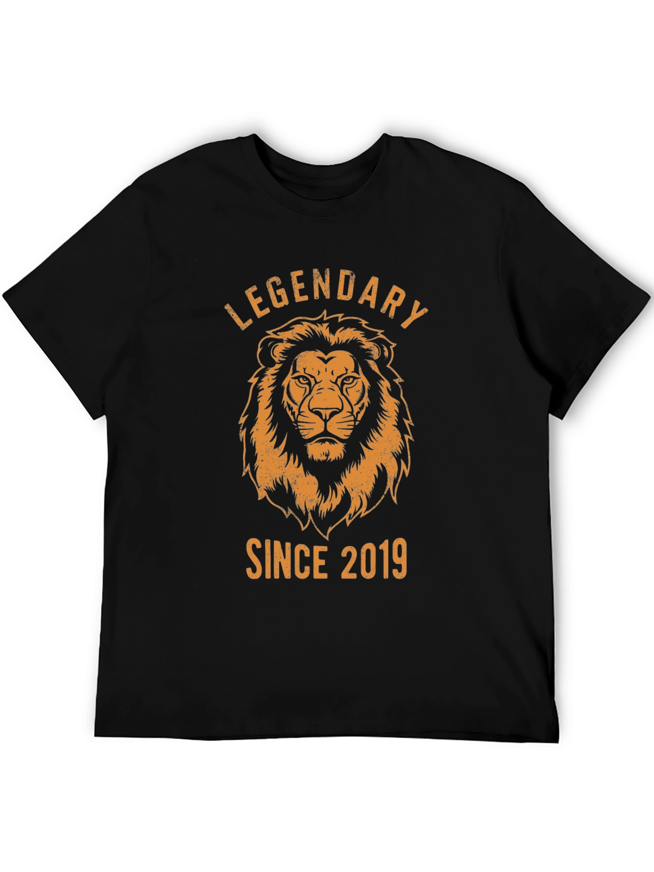 Legendary Since 2019 Lion Graphic Tee - Black