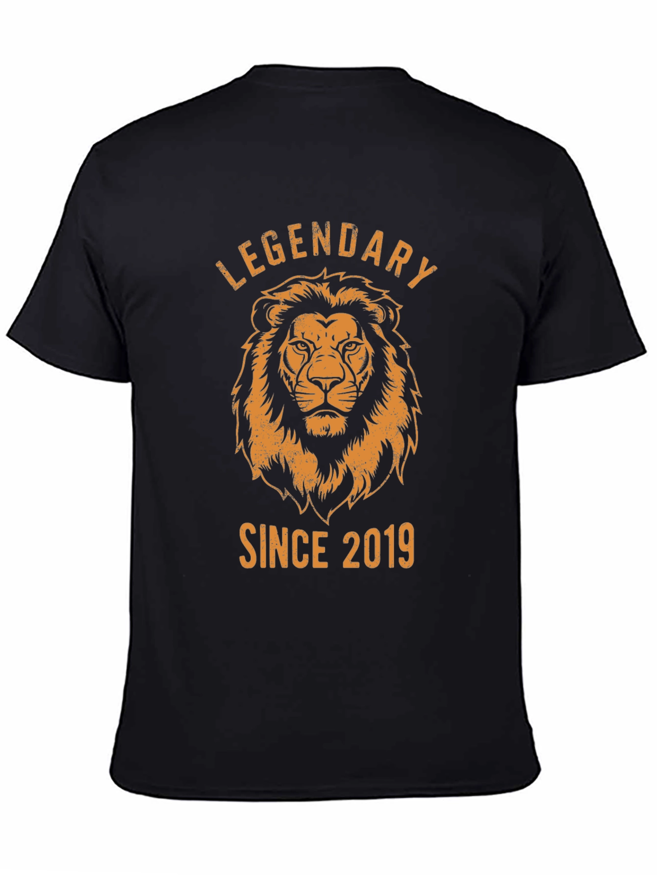 Legendary Since 2019 Lion Graphic Tee - Black