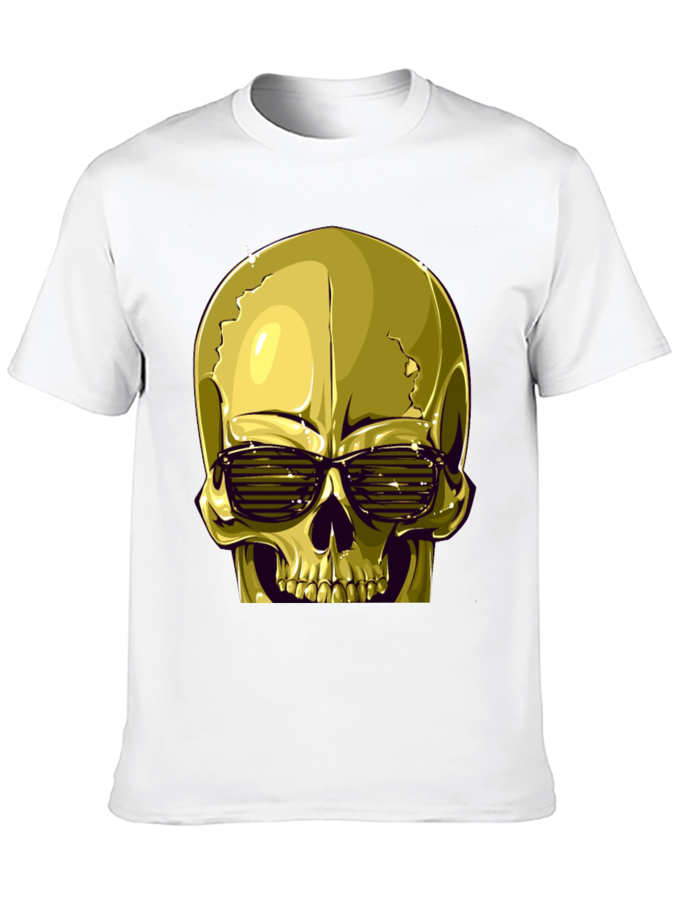 Cool Skull Graphic Tee - Black