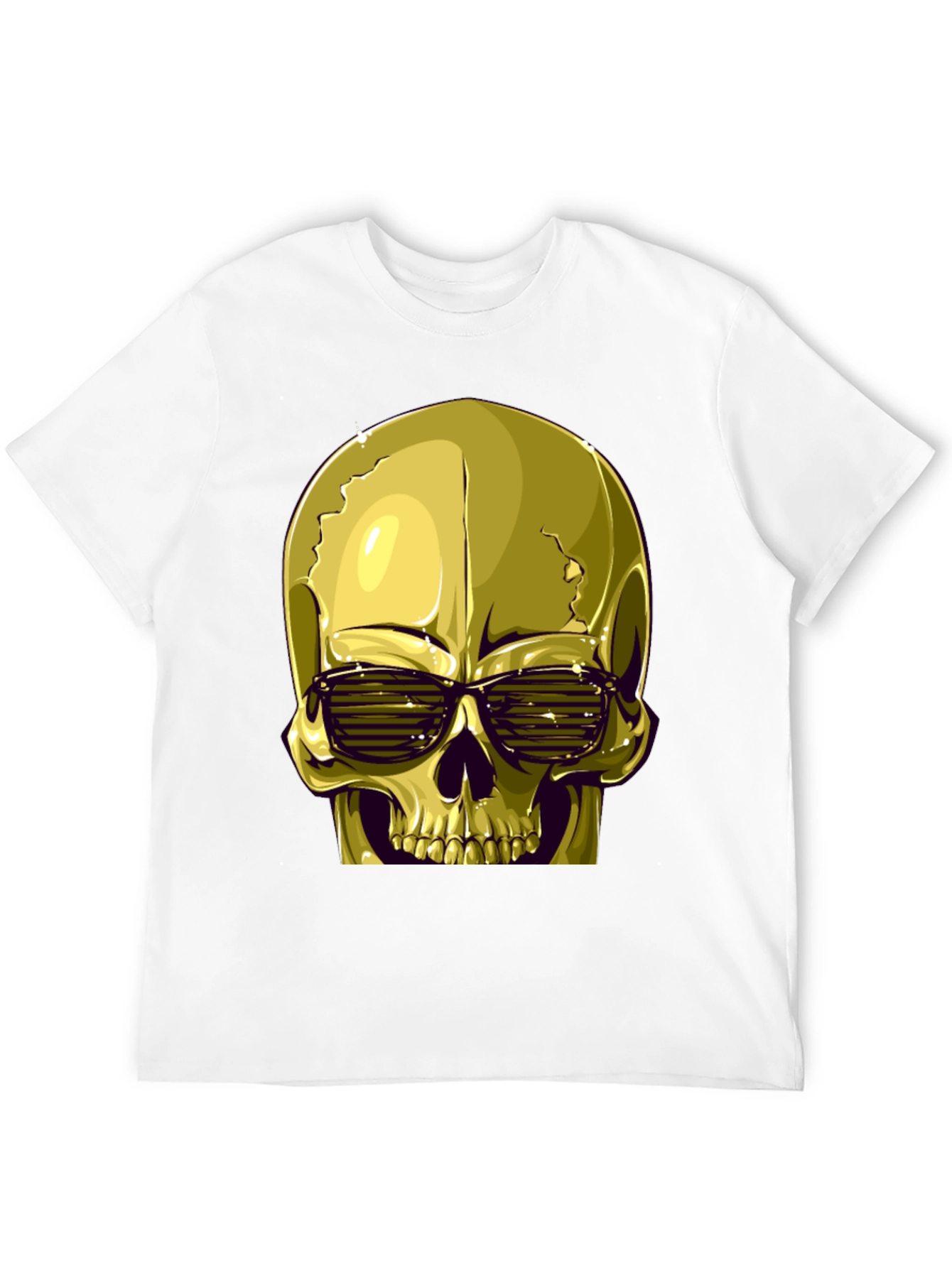 Cool Skull Graphic Tee - Black