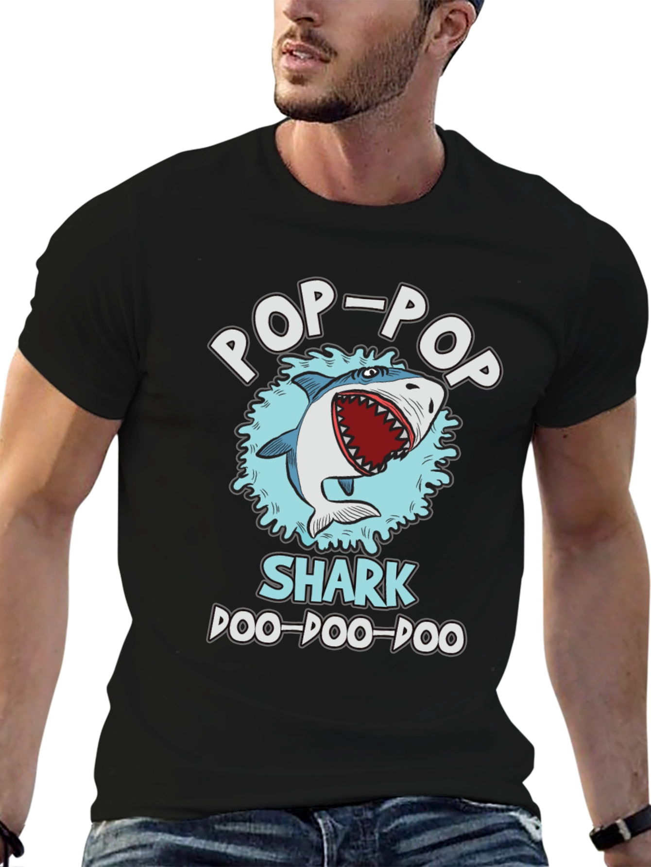 Pop-Pop Shark T-Shirt - Doo Doo Doo