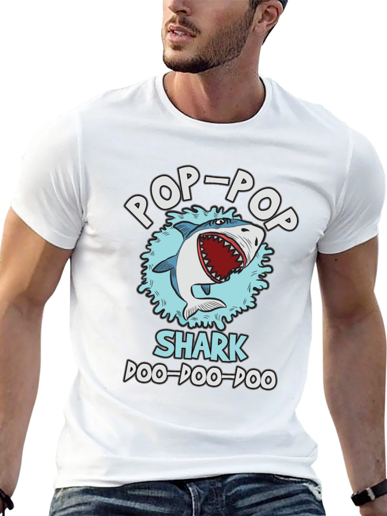 Pop-Pop Shark T-Shirt - Doo Doo Doo