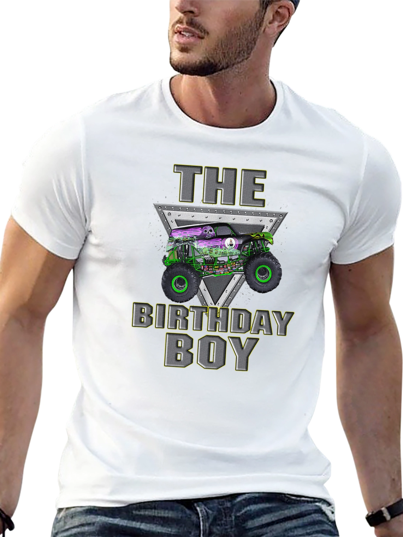 Monster Truck Birthday Boy T-Shirt