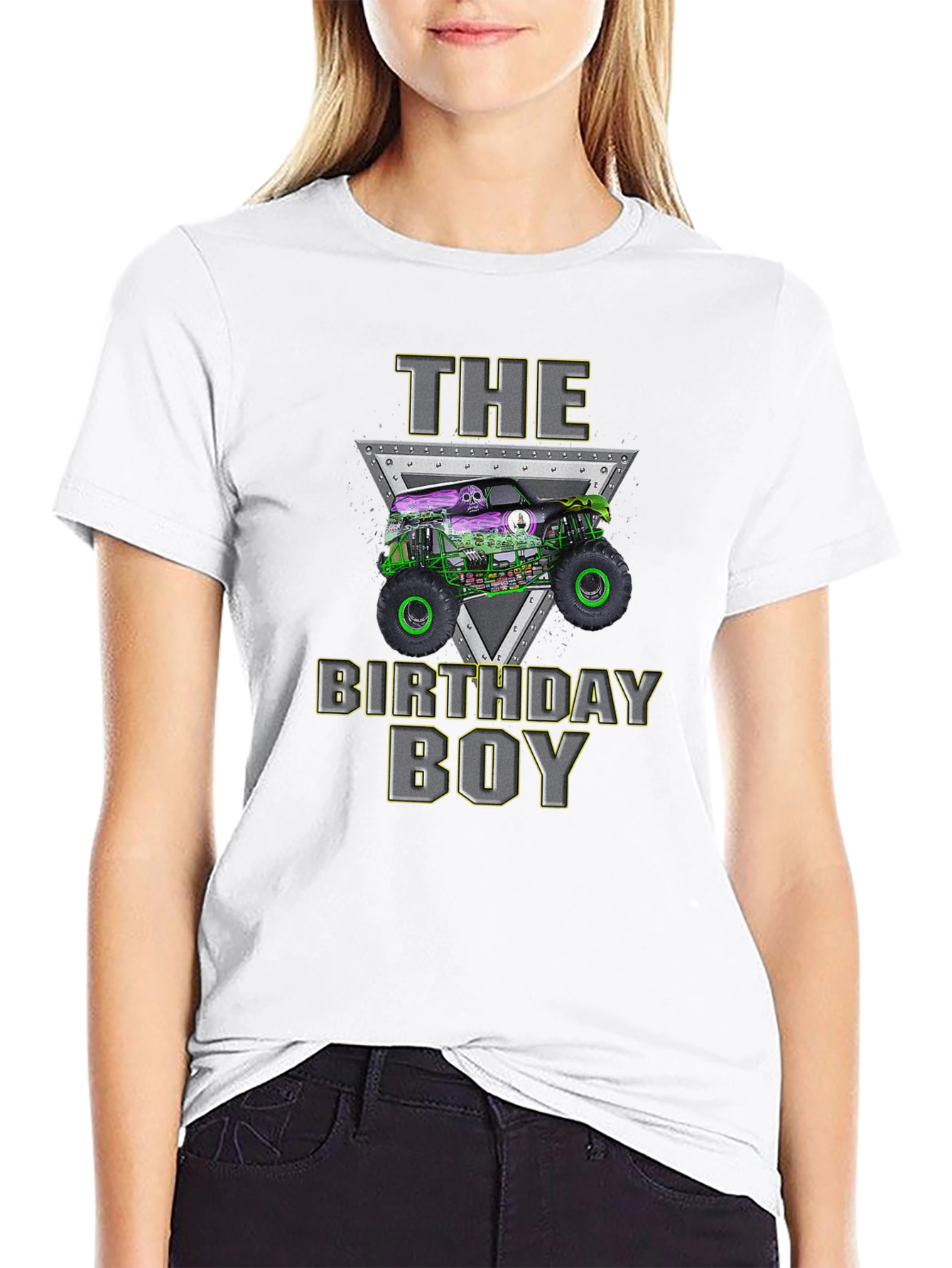 Monster Truck Birthday Boy T-Shirt