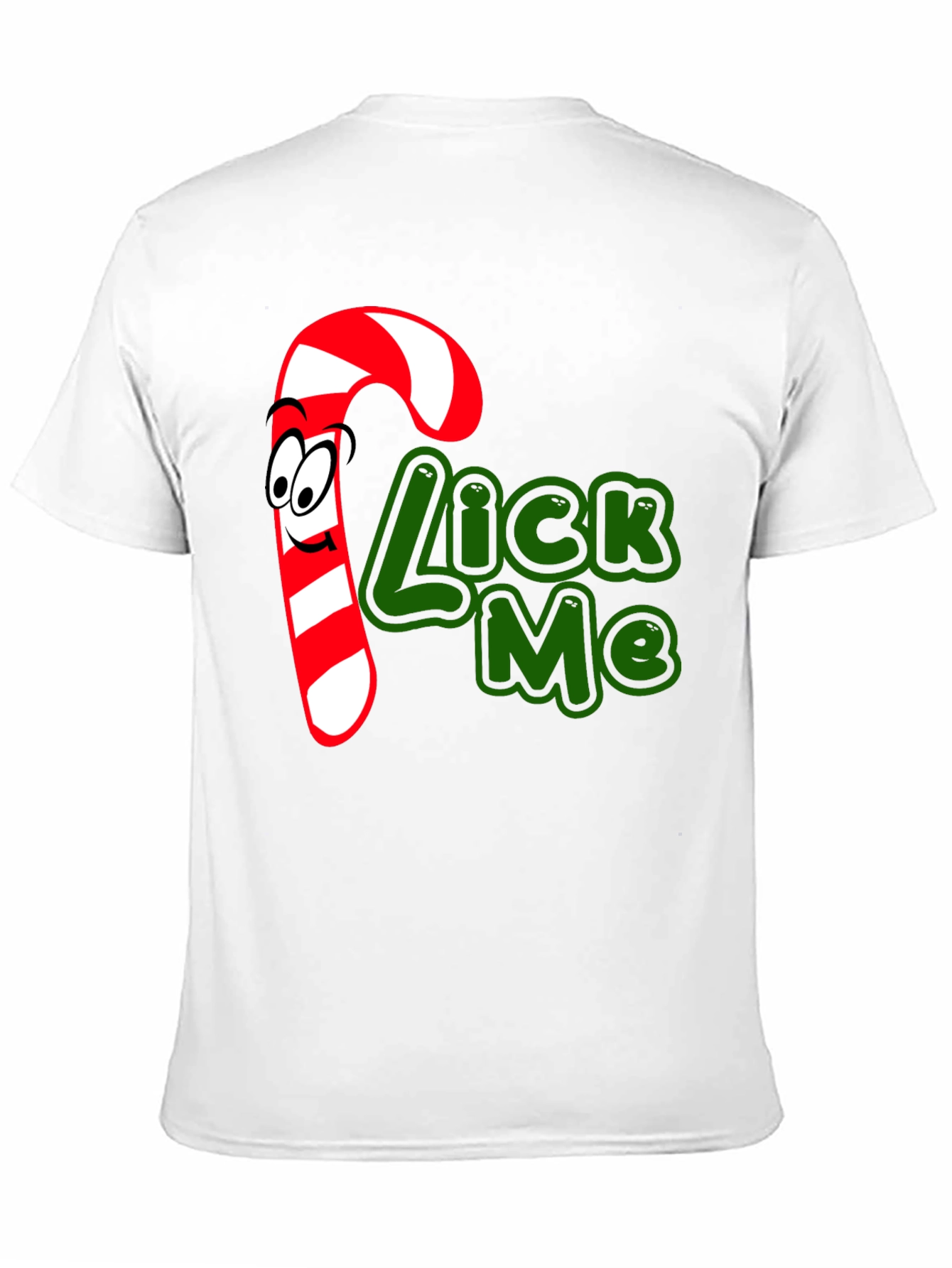 Candy Cane Lick Me Graphic T-Shirt