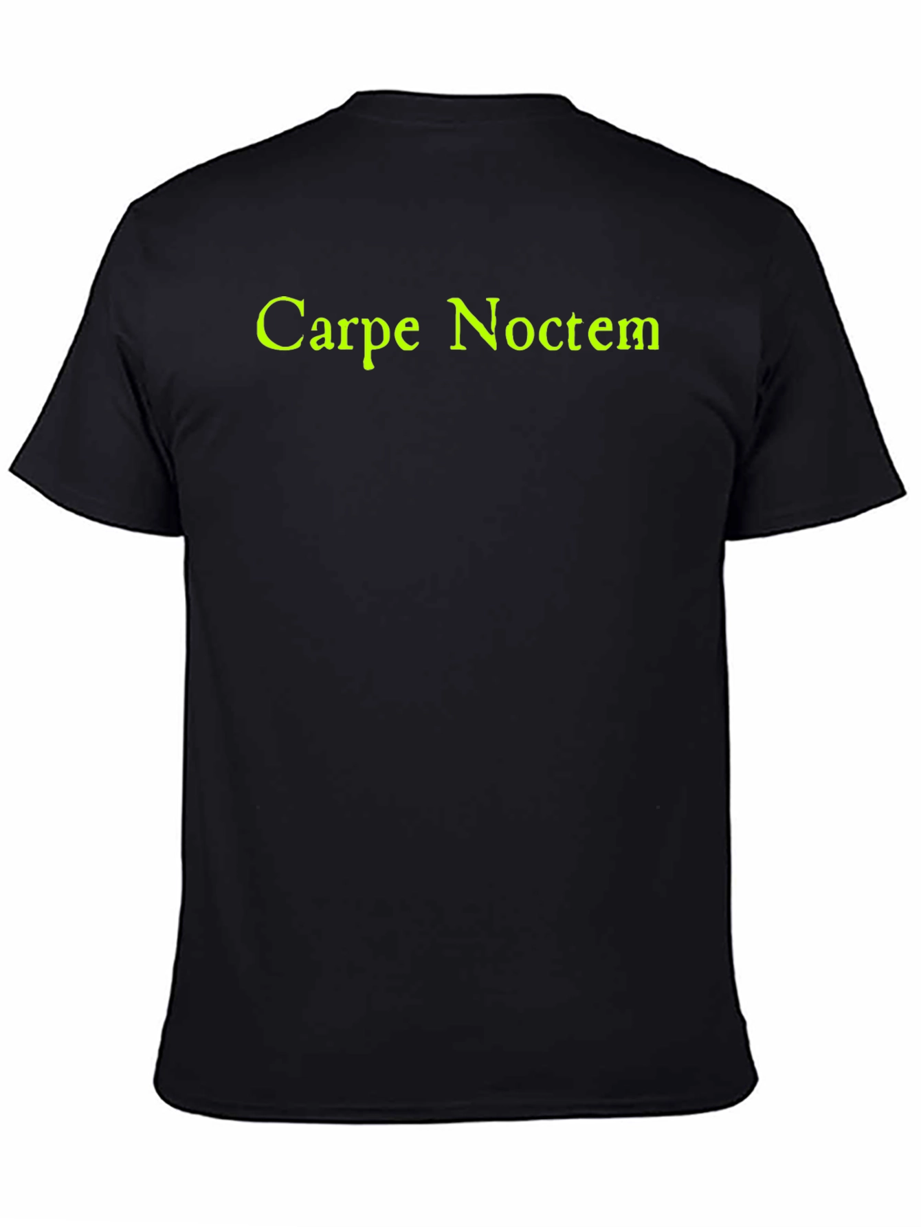 Carpe Noctem Black T-Shirt - Seize the Night!