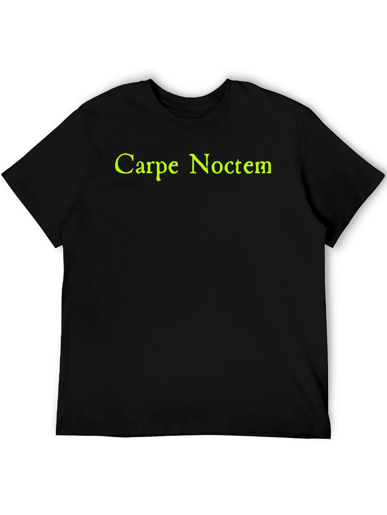 Carpe Noctem Black T-Shirt - Seize the Night!