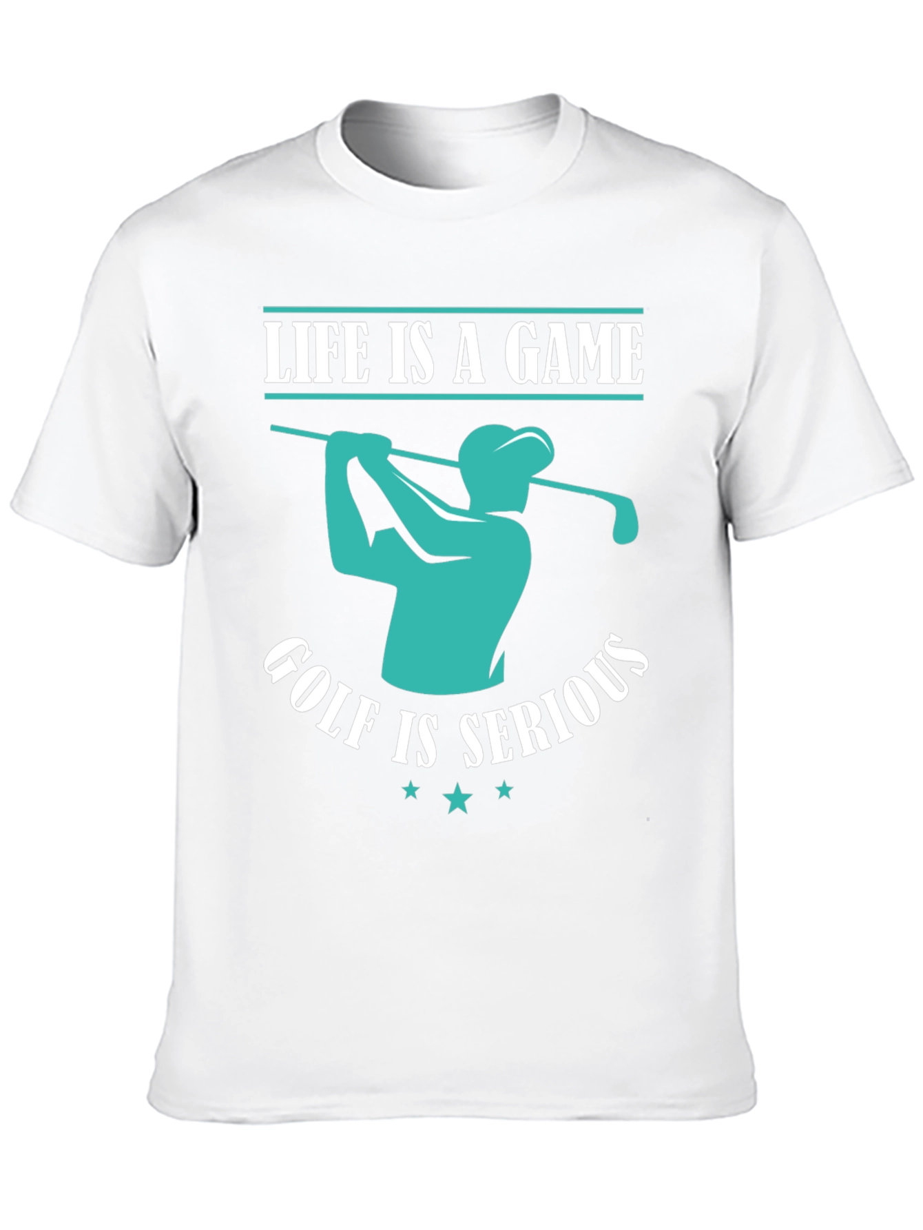 Life is a Game Golf is Serious T-Shirt