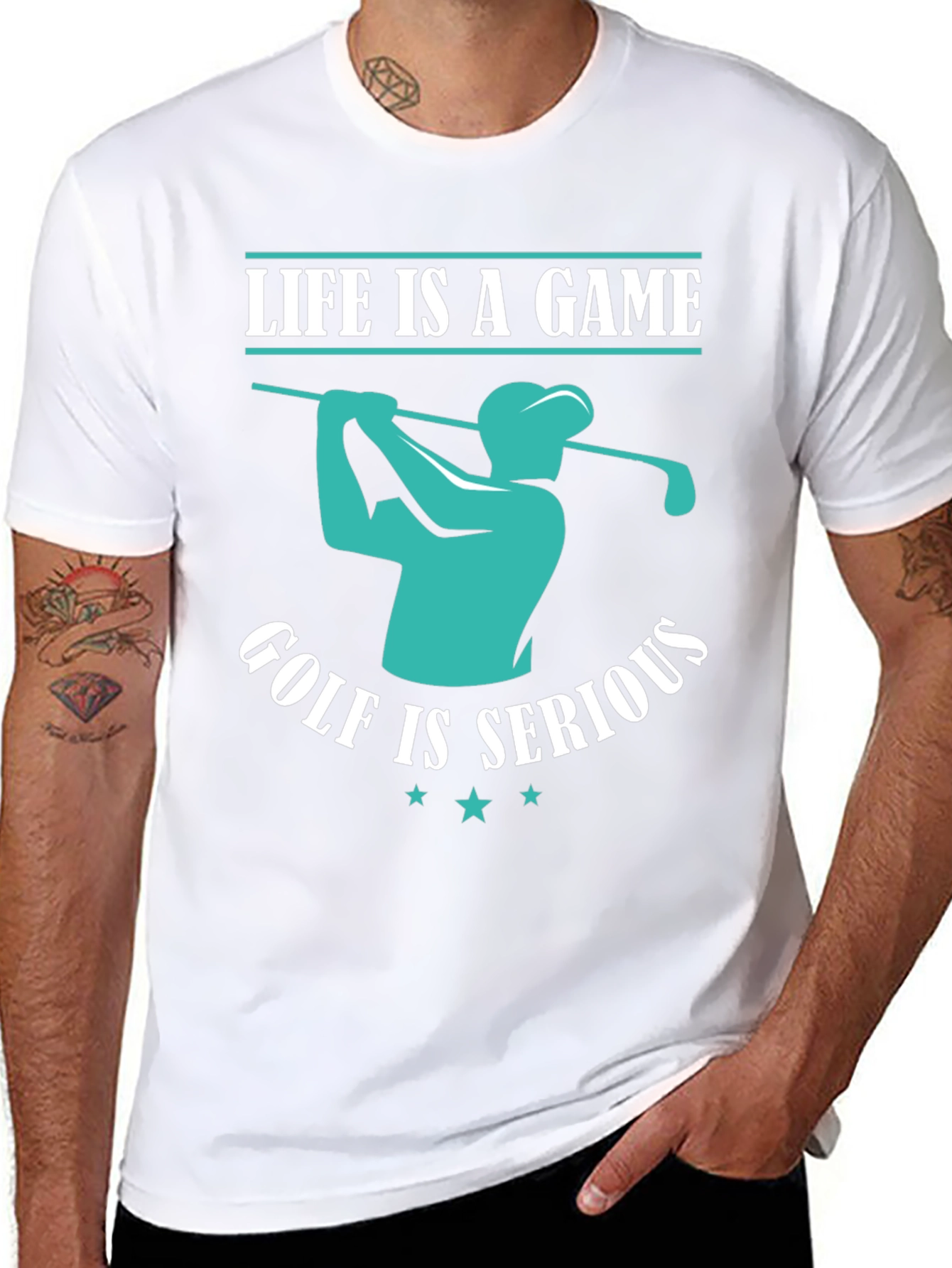 Life is a Game Golf is Serious T-Shirt