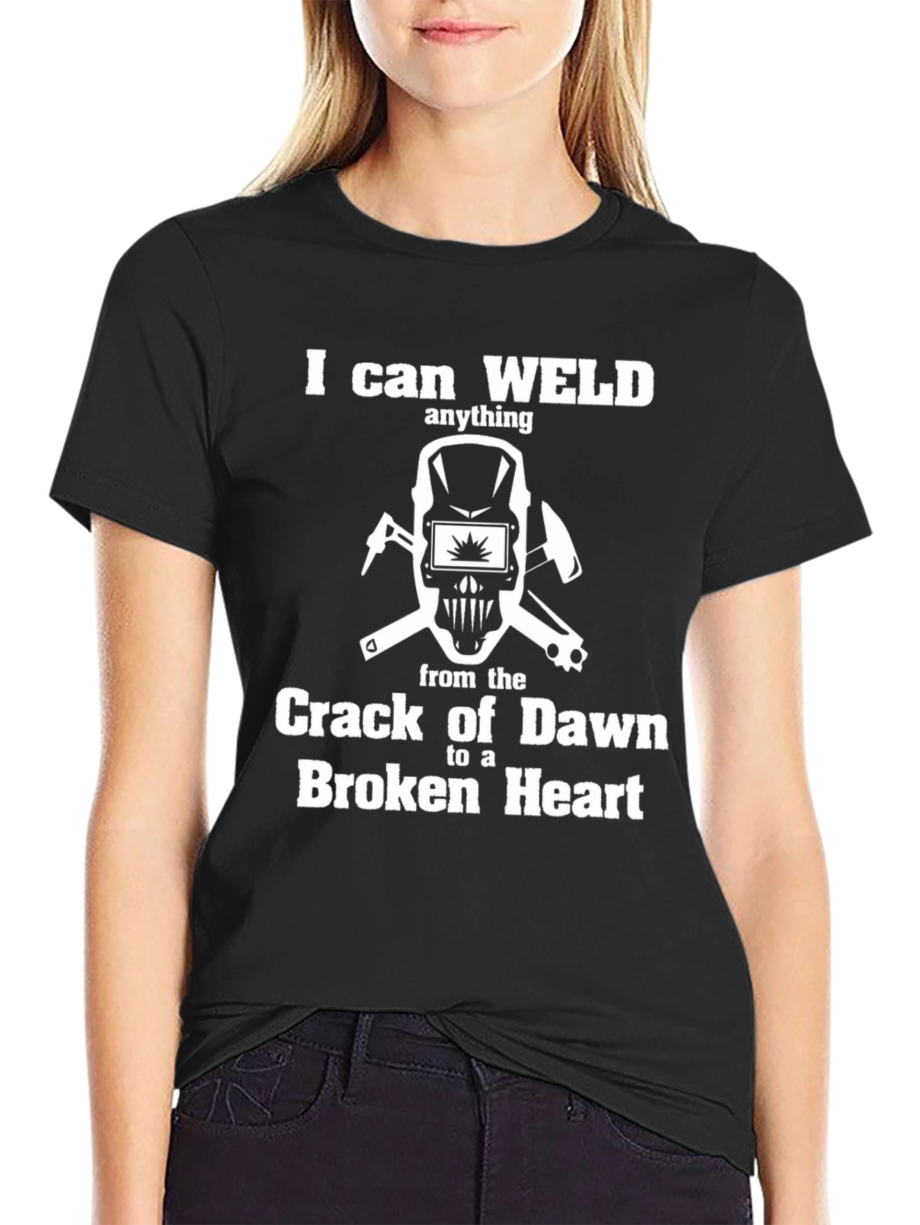 I Can Weld Anything Funny Welder T-Shirt
