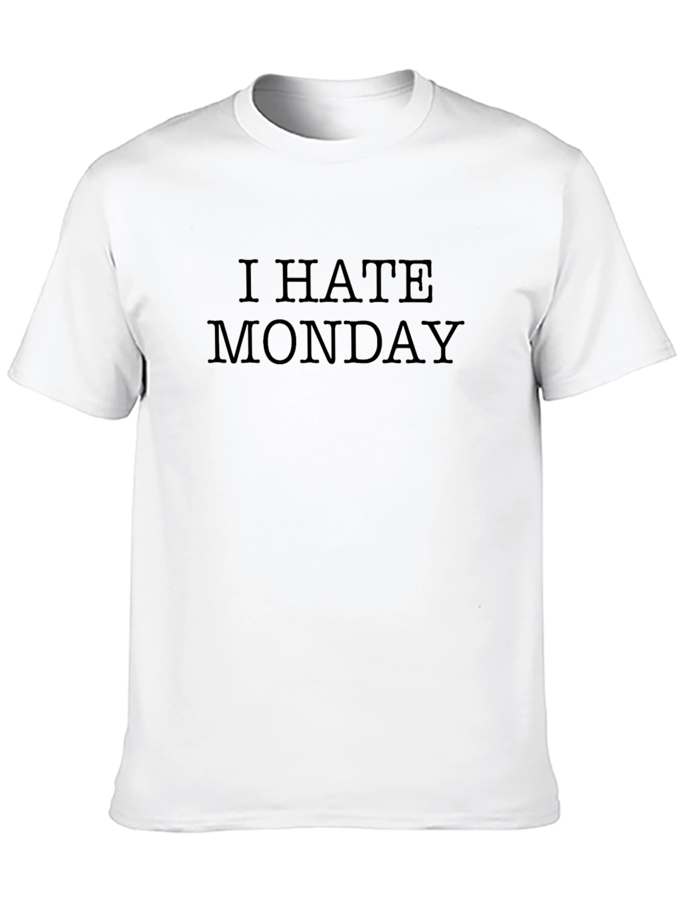 I Hate Monday Black T-Shirt