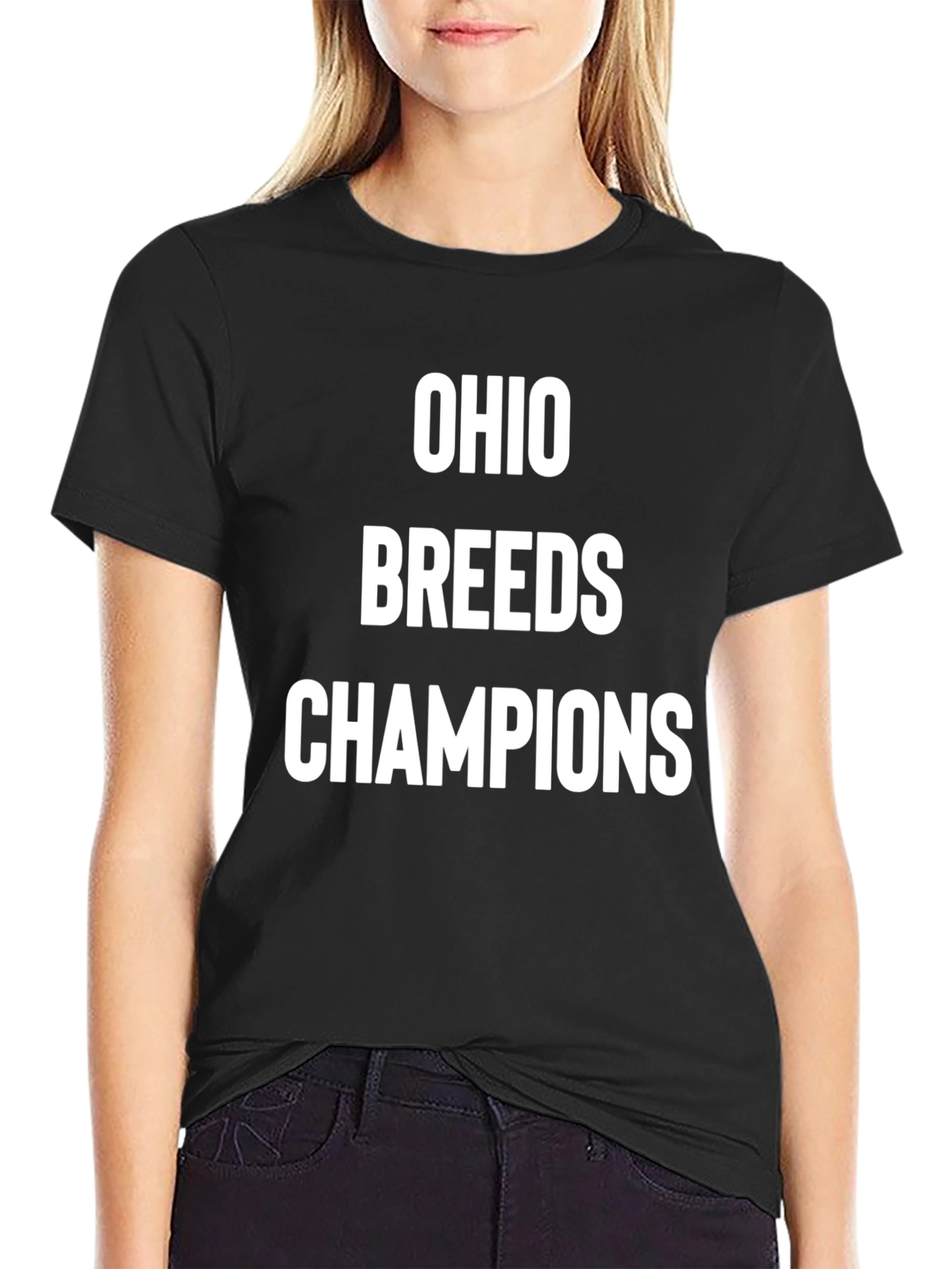 Ohio Breeds Champions Black T-Shirt