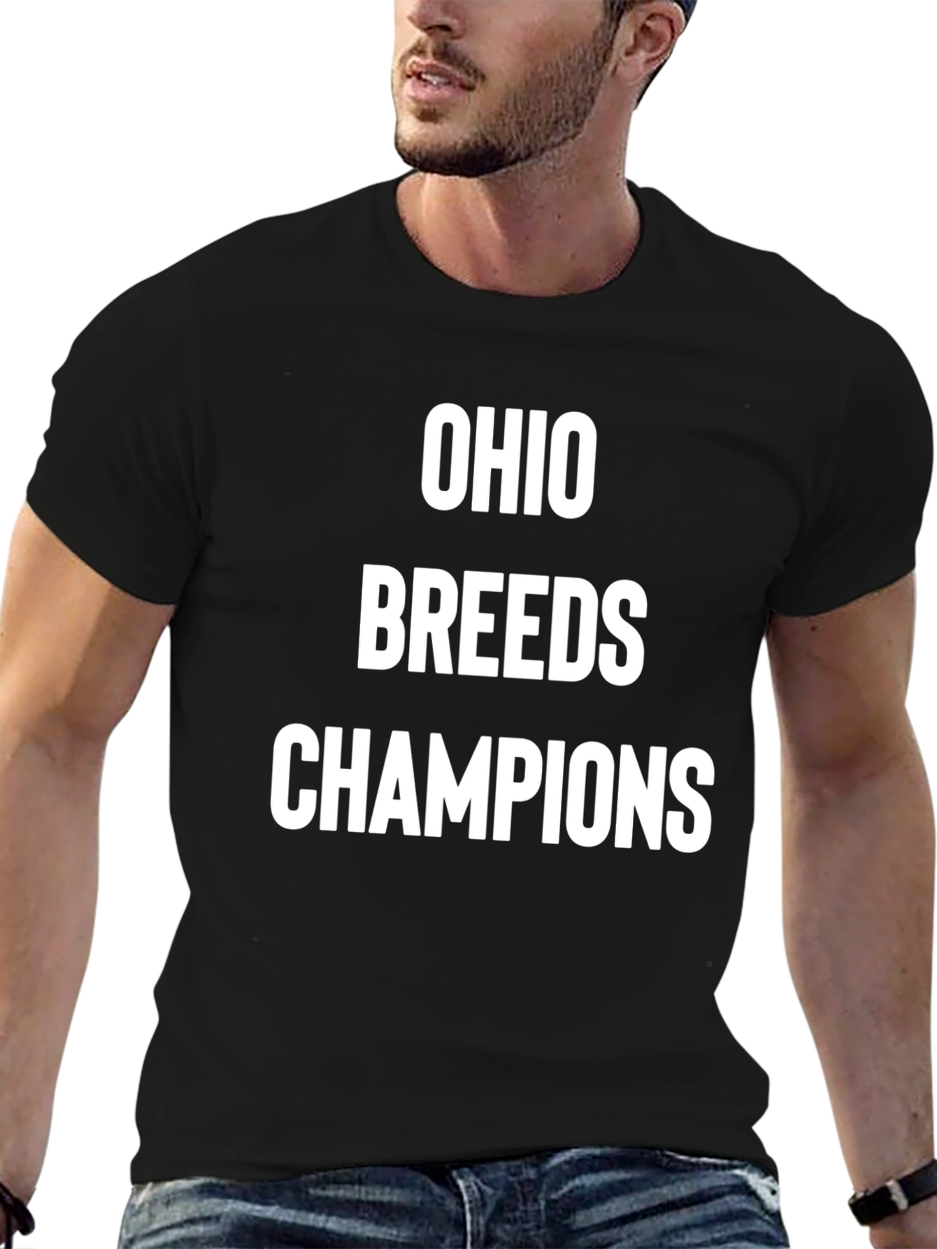Ohio Breeds Champions Black T-Shirt