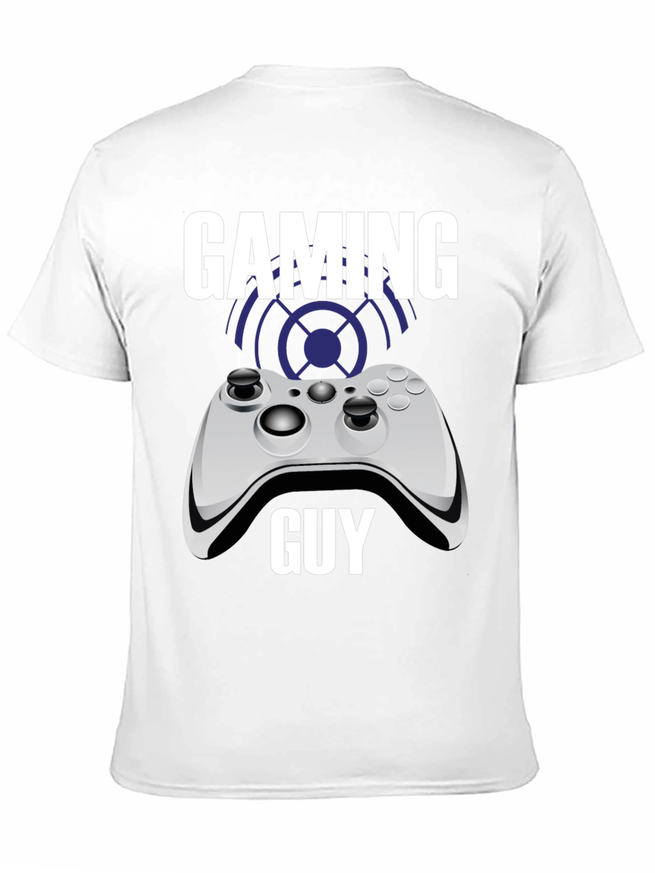 Gaming Guy Black T-Shirt with Controller Graphic