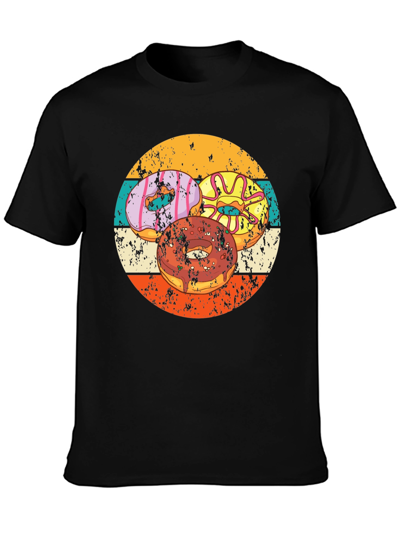 Retro Donut Graphic T-Shirt