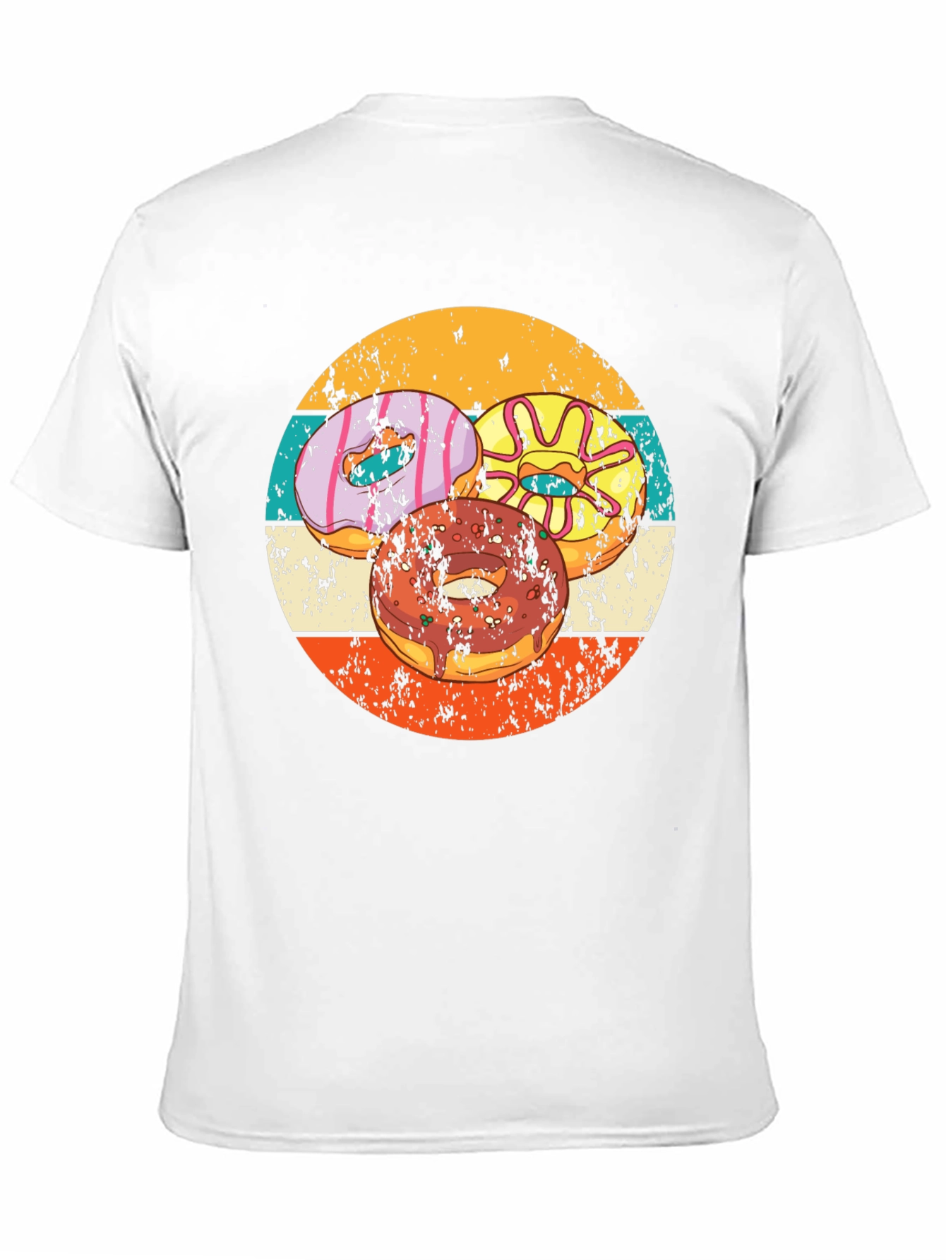 Retro Donut Graphic T-Shirt