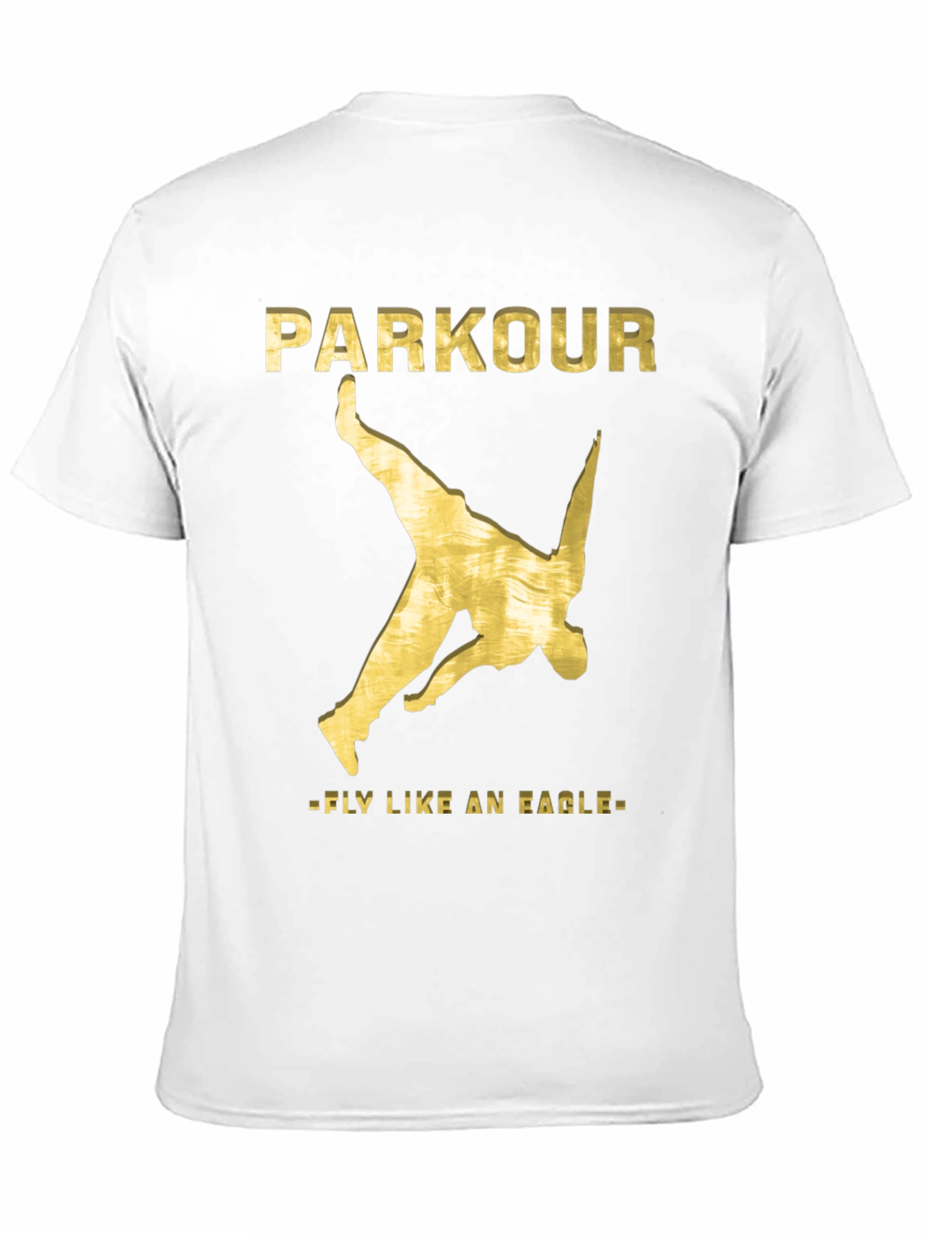 Parkour Fly Like An Eagle Black T-Shirt