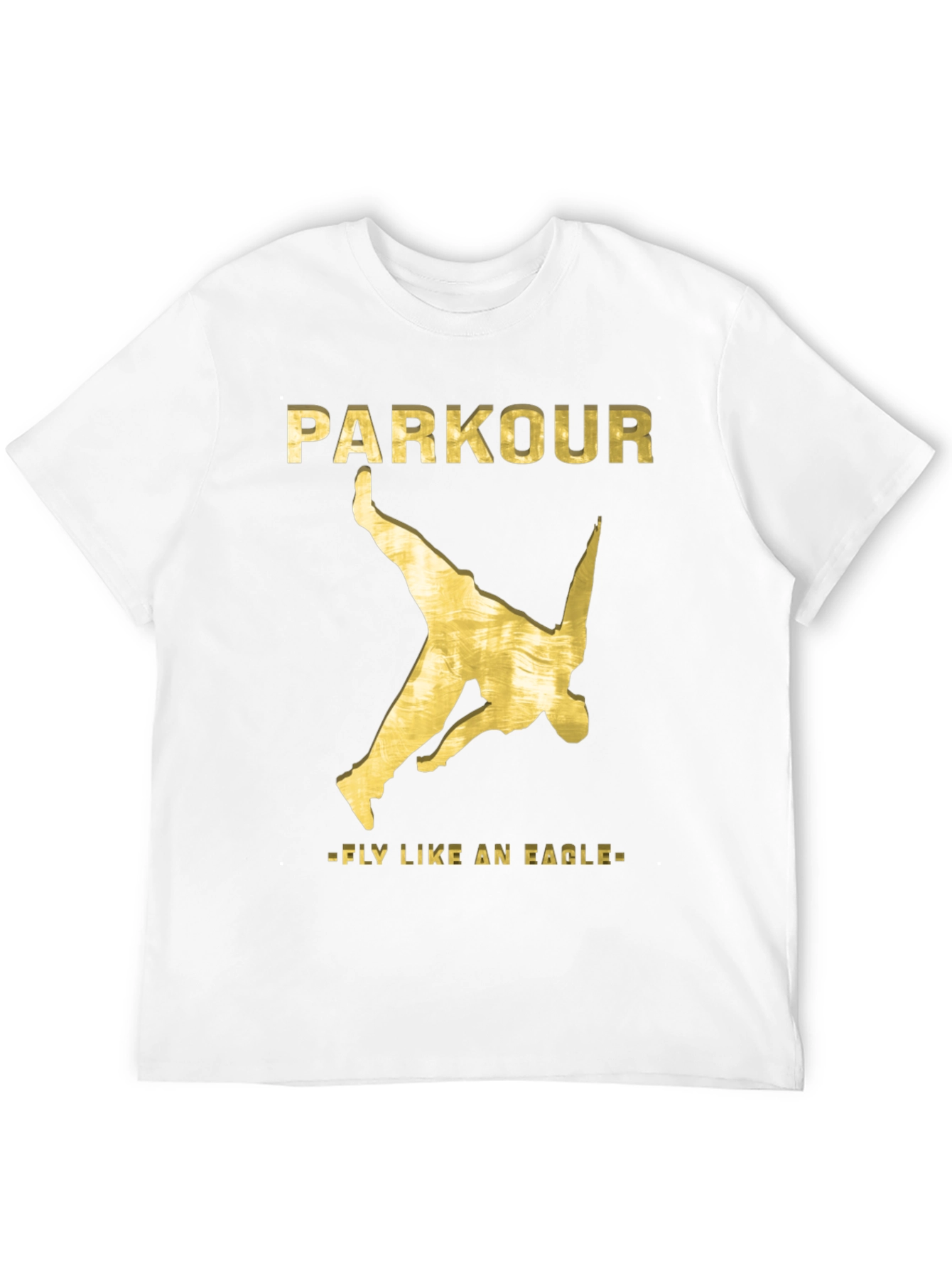 Parkour Fly Like An Eagle Black T-Shirt
