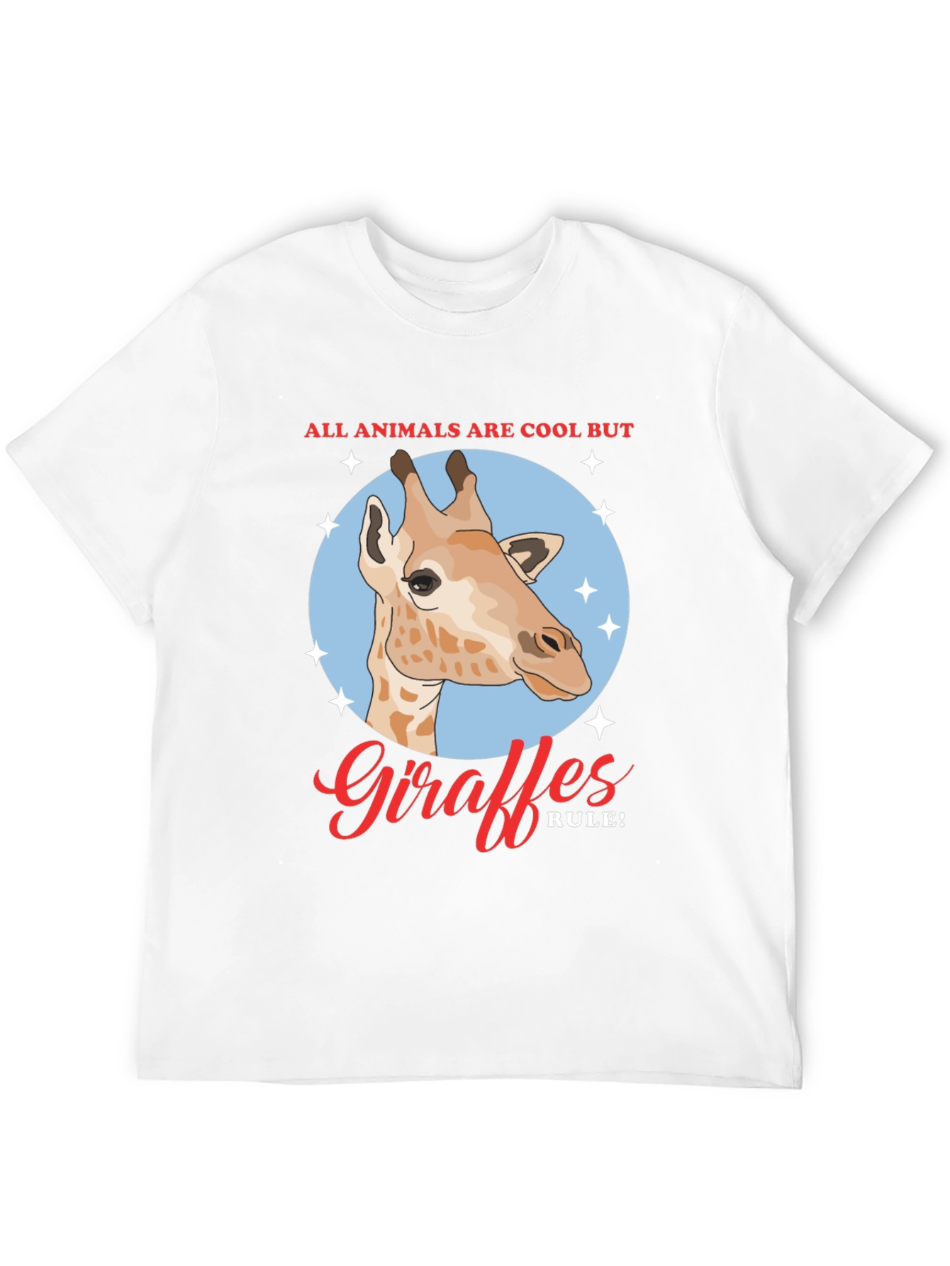 Giraffe Rule! Mens Graphic T-Shirt