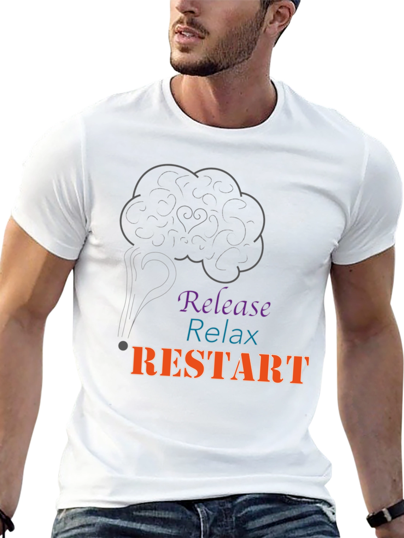 Release Relax Restart Graphic T-Shirt