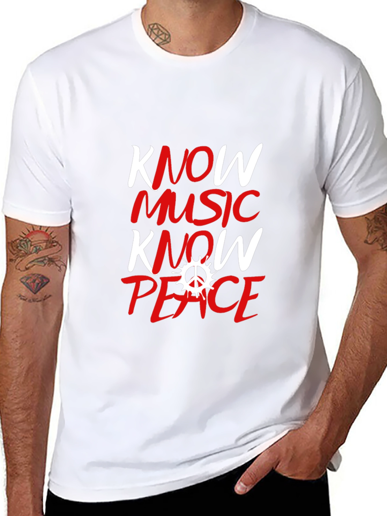 Know Music Know Peace Graphic Tee