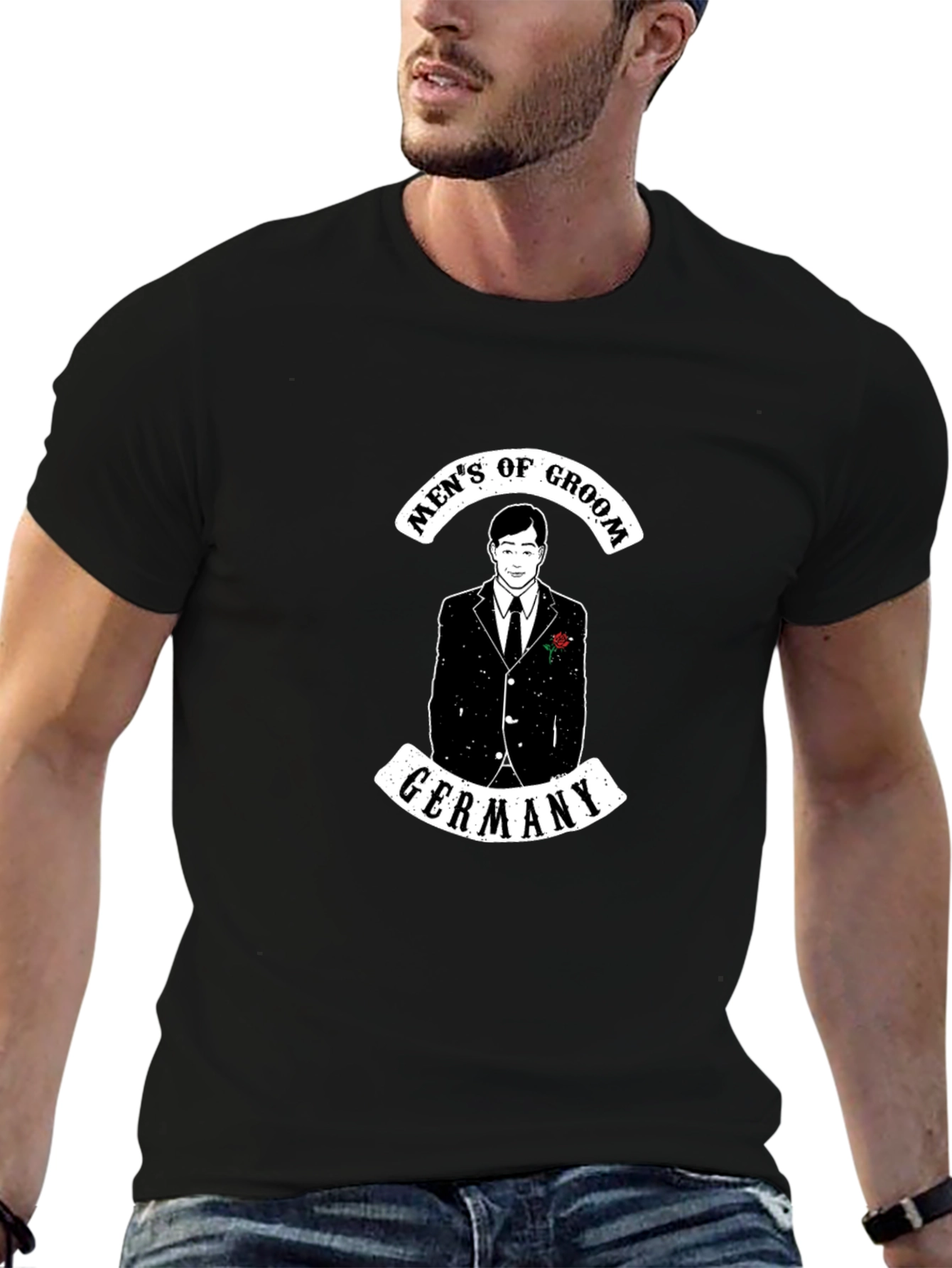 Mens of Groom Germany Graphic T-Shirt
