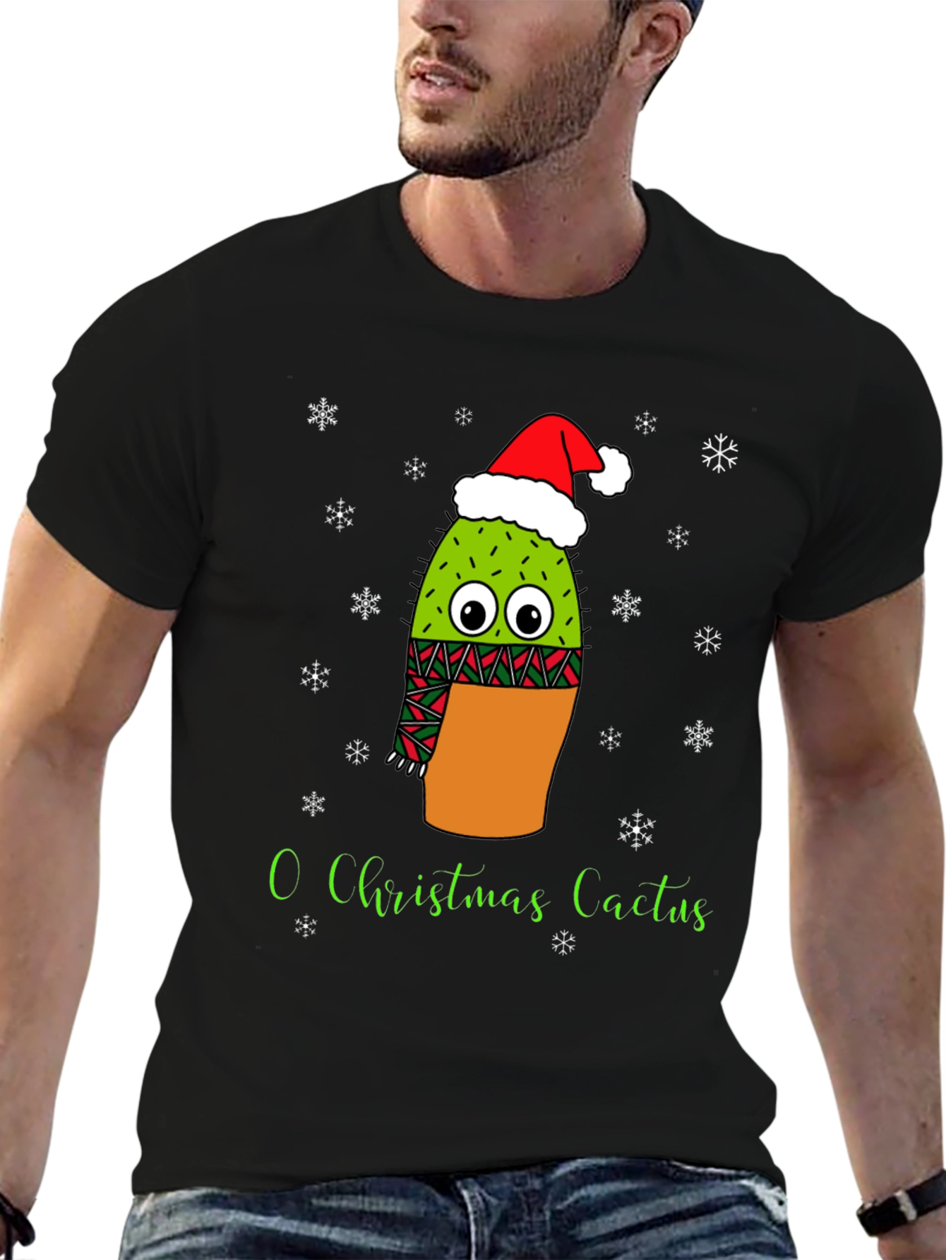 O Christmas Cactus Graphic Tee
