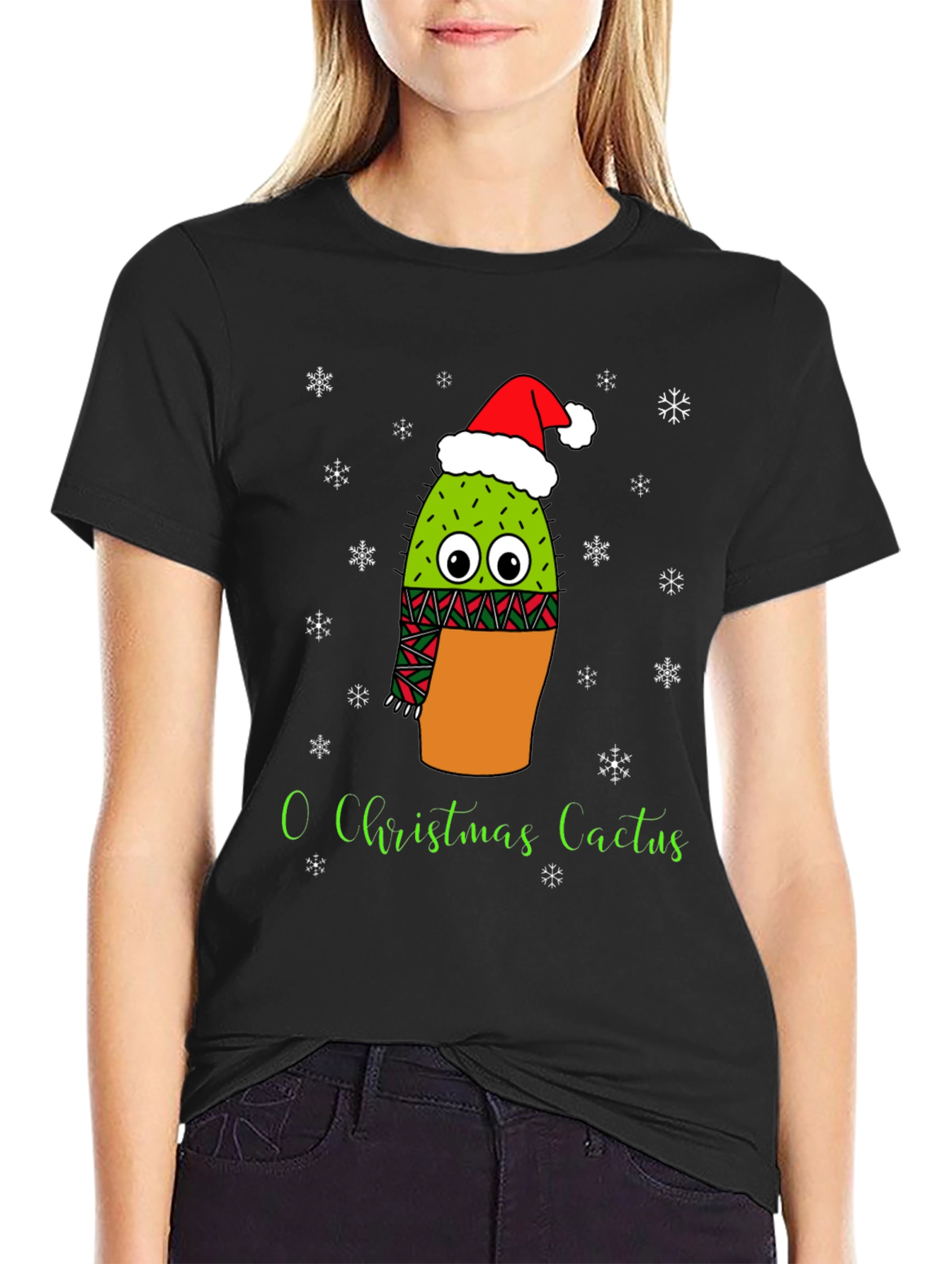 O Christmas Cactus Graphic Tee