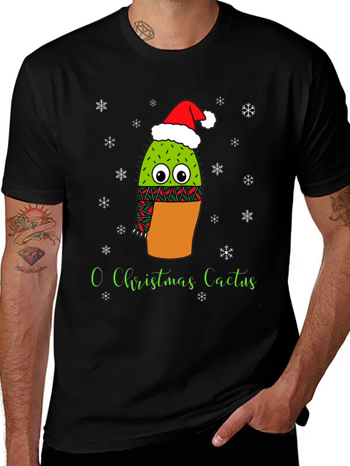 O Christmas Cactus Graphic Tee