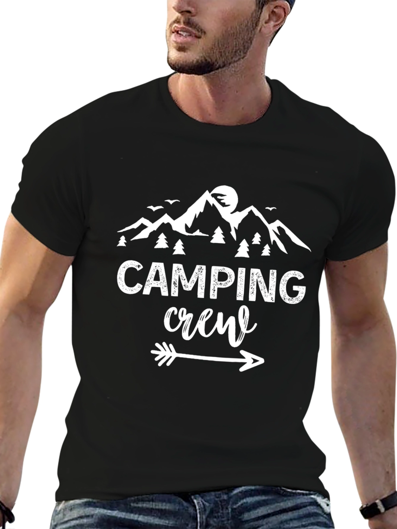 Camping Crew Graphic Tee - Adventure Shirt