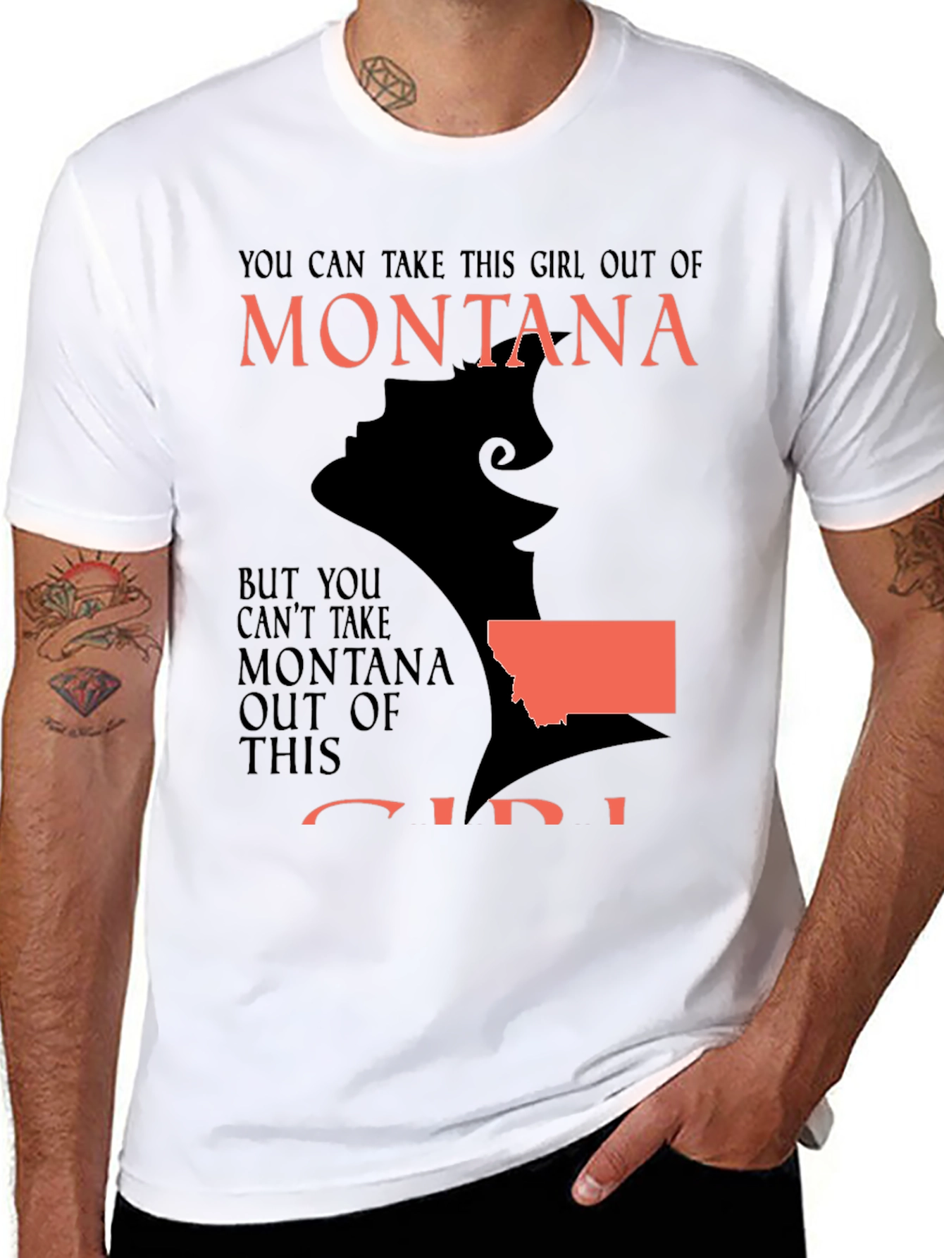 Montana Girl T-Shirt - State Pride Tee