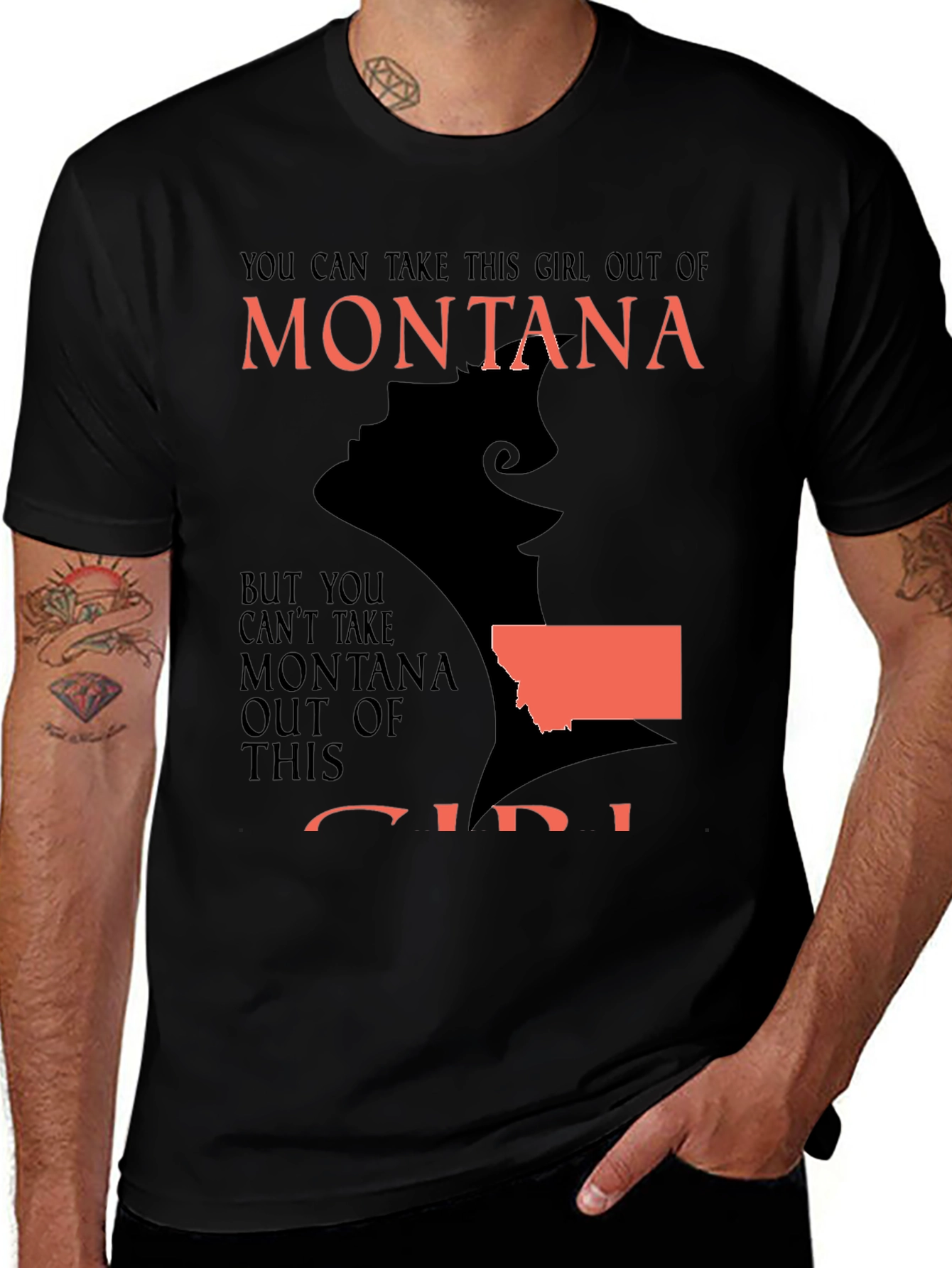 Montana Girl T-Shirt - State Pride Tee