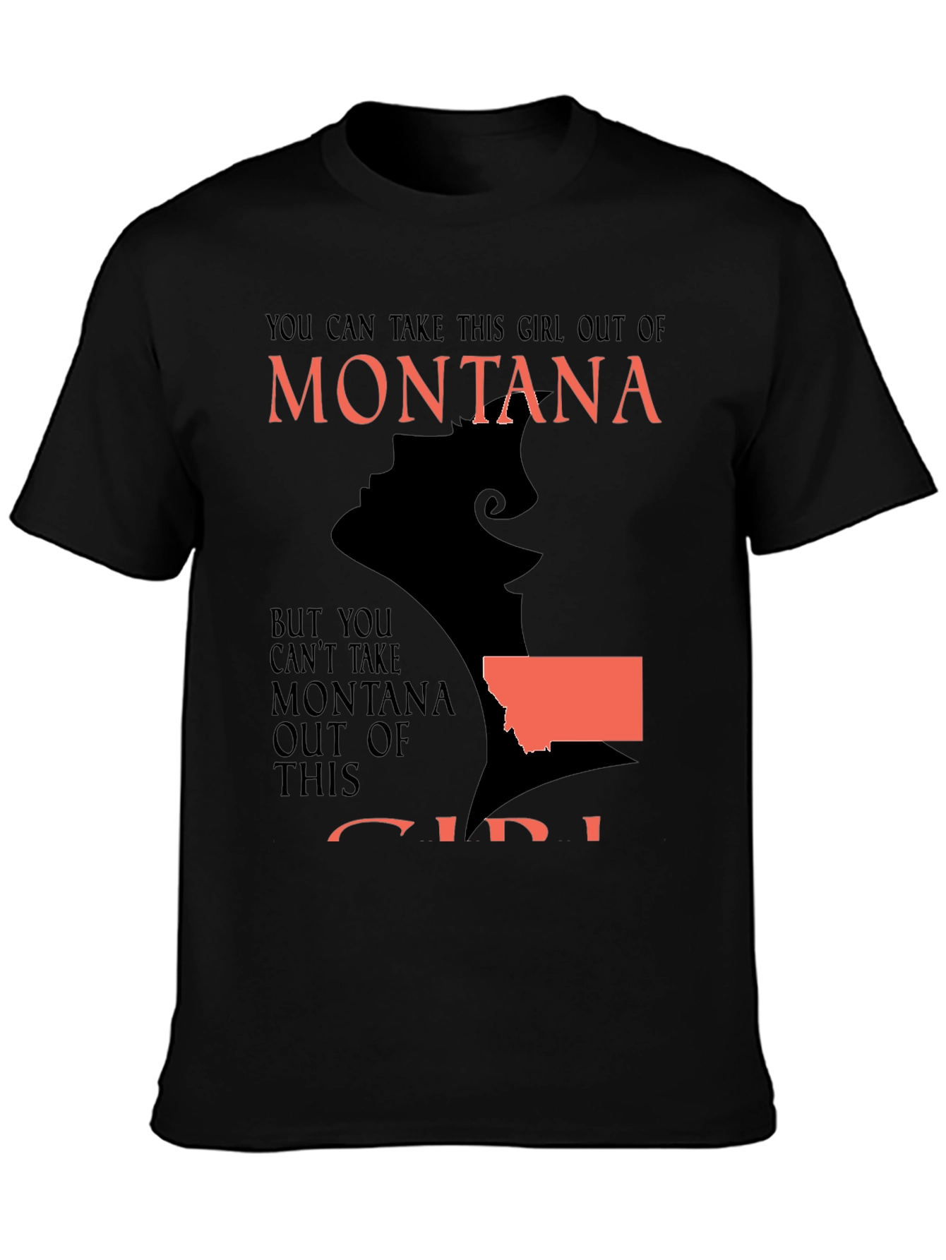 Montana Girl T-Shirt - State Pride Tee
