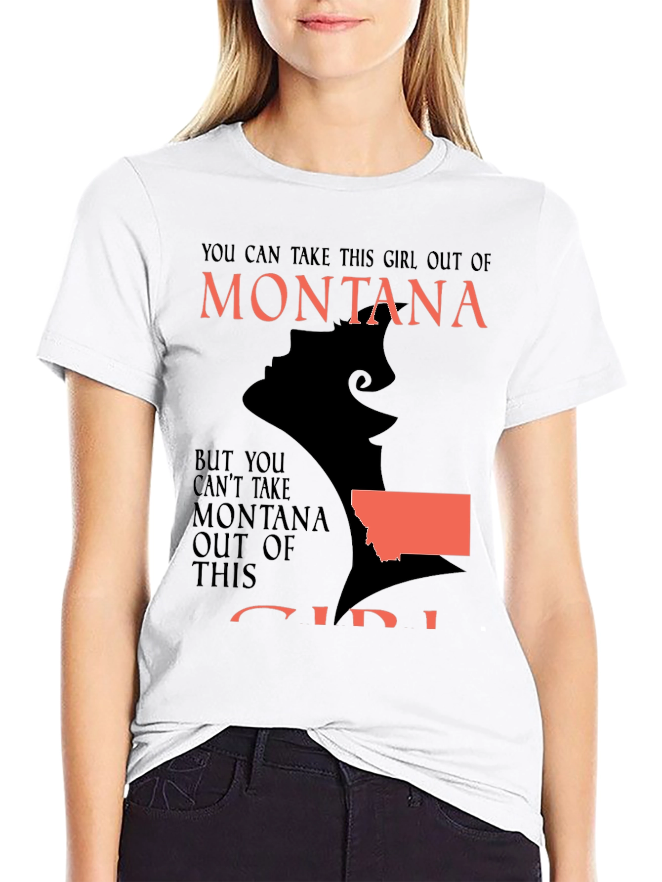 Montana Girl T-Shirt - State Pride Tee