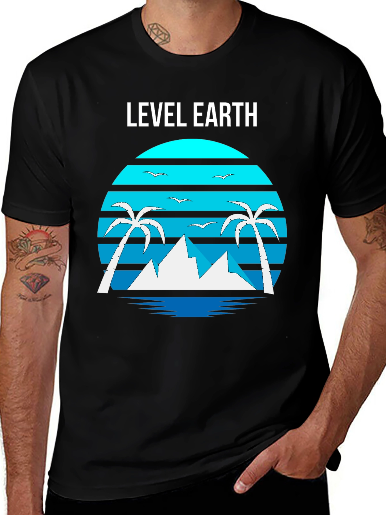 Level Earth Graphic Tee - Flat Earth Design T-Shirt