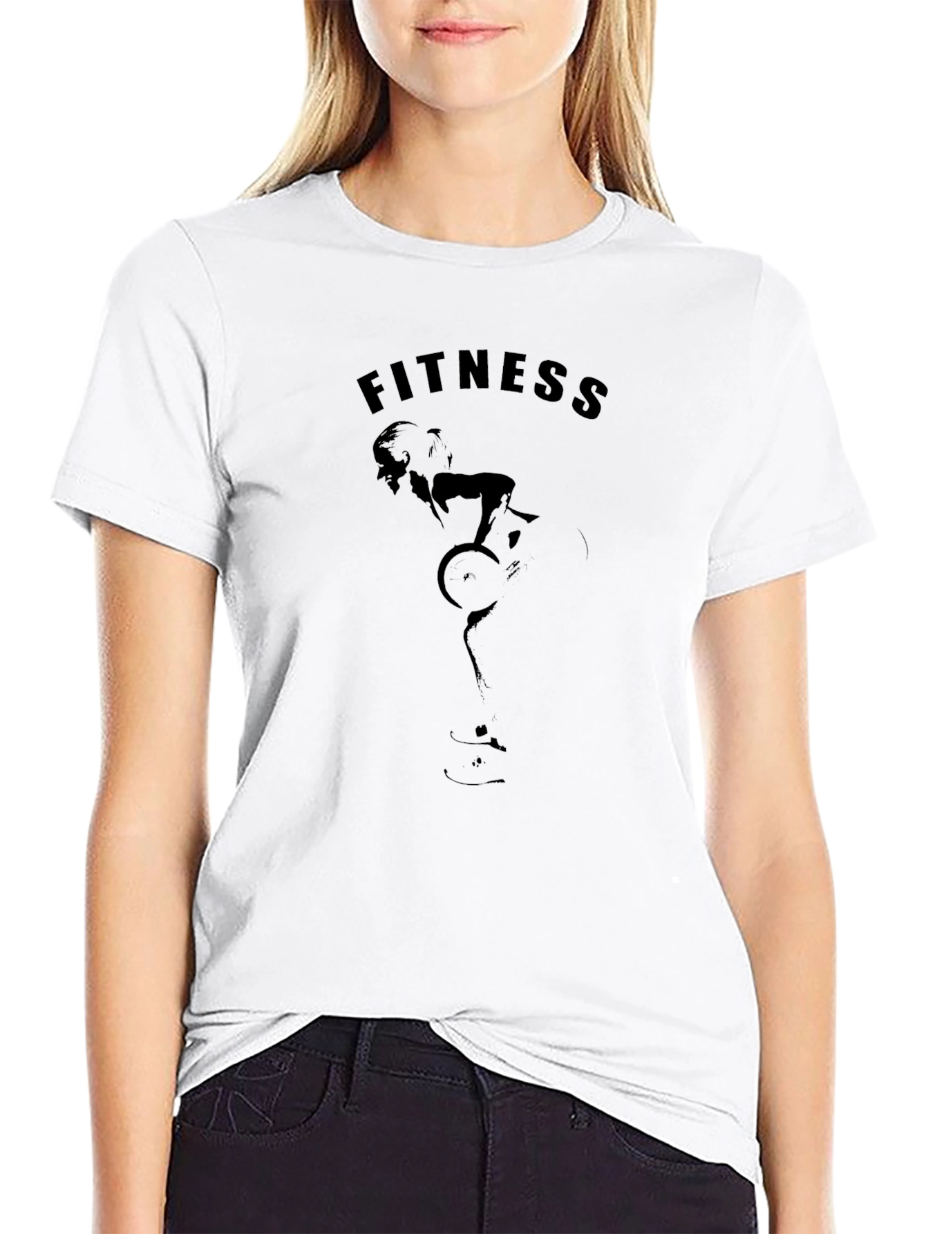 Fitness Graphic Tee - Black
