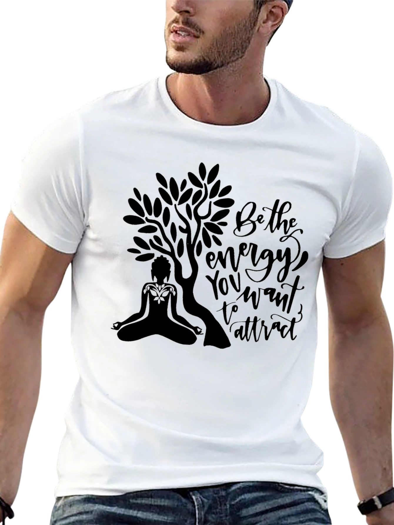 Be the Energy Tee - Yoga Tree Meditation Shirt